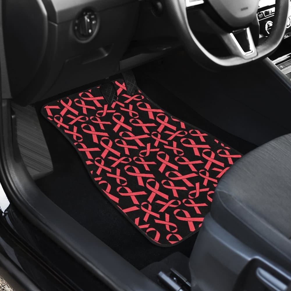 Breast Cancer Survivor Gift - Custom Car Floor Mats for Cancer Awareness & Support - Perfect for Survivors, Patients & Caregivers - Inspirational & Motivational Car Accessory