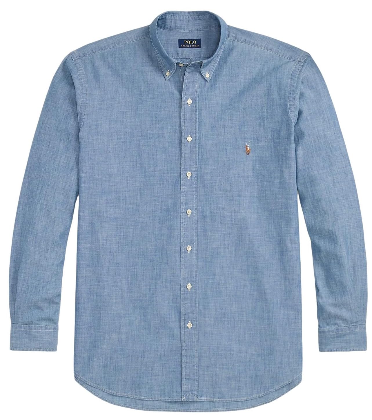 POLO RALPH LAUREN Men's Big & Tall Long Sleeve Oxford Button-Down Shirt | Classic Casual Dress Shirt for Office, Business & Formal Occasions
