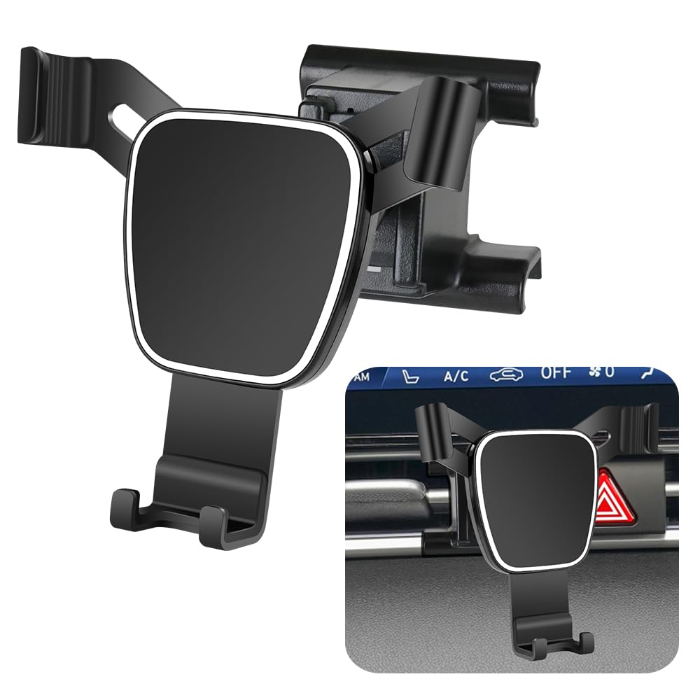 Universal Car Phone Holder for Hyundai Elantra 2021-2025 Models (SE/SEL/N Line/Limited/Hybrid) - Dashboard & Air Vent Mount - Anti-Slip Grip for Safe Driving - Perfect for GPS Navigation & Hands-Free Calling