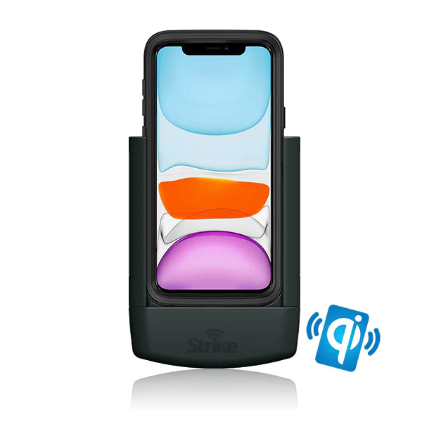 iPhone 11 Car Mount Wireless Charger Holder - Compatible with Otterbox Defender Case | Hands-Free Charging for Safe Driving & Navigation
