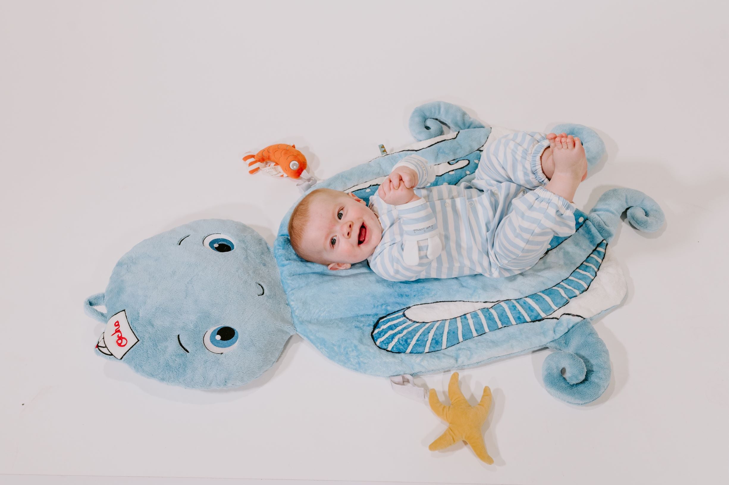 Ocho the Octopus Ultimate Baby Gift Set - Soft Plush Toy & Rattle for Newborns & Infants | Perfect for Nursery Decor, Baby Showers & First Birthday Gifts