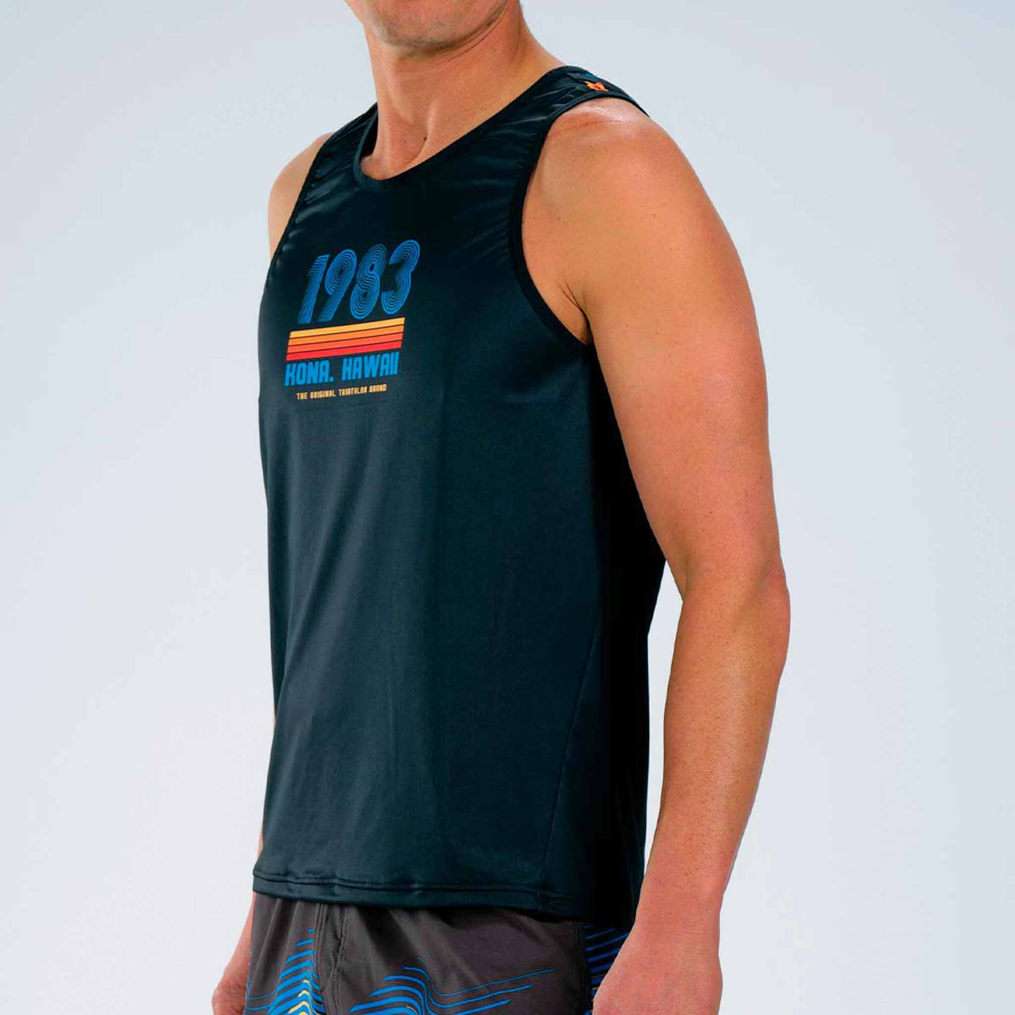 Men's Running Singlet - Lightweight & Breathable Performance Top for Marathon & Training | 40th Anniversary Edition | Perfect for Jogging, Gym & Outdoor Workouts