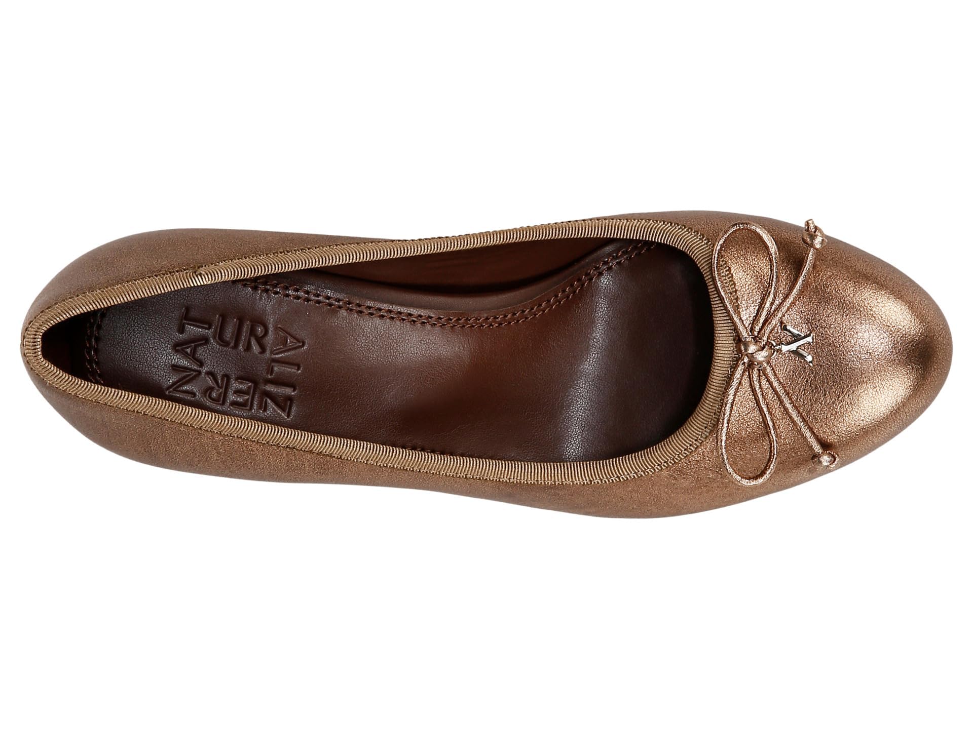 Naturalizer Women's Sienna Pump - Soft Bronze Leather Comfortable Heels for Work, Wedding & Office Wear