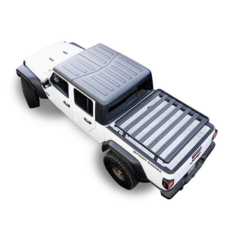 2019 Jeep Gladiator (JT) Slimline II Load Bed Rack Kit - Heavy Duty Aluminum Truck Bed Rack for Off-Road Adventures & Cargo Hauling