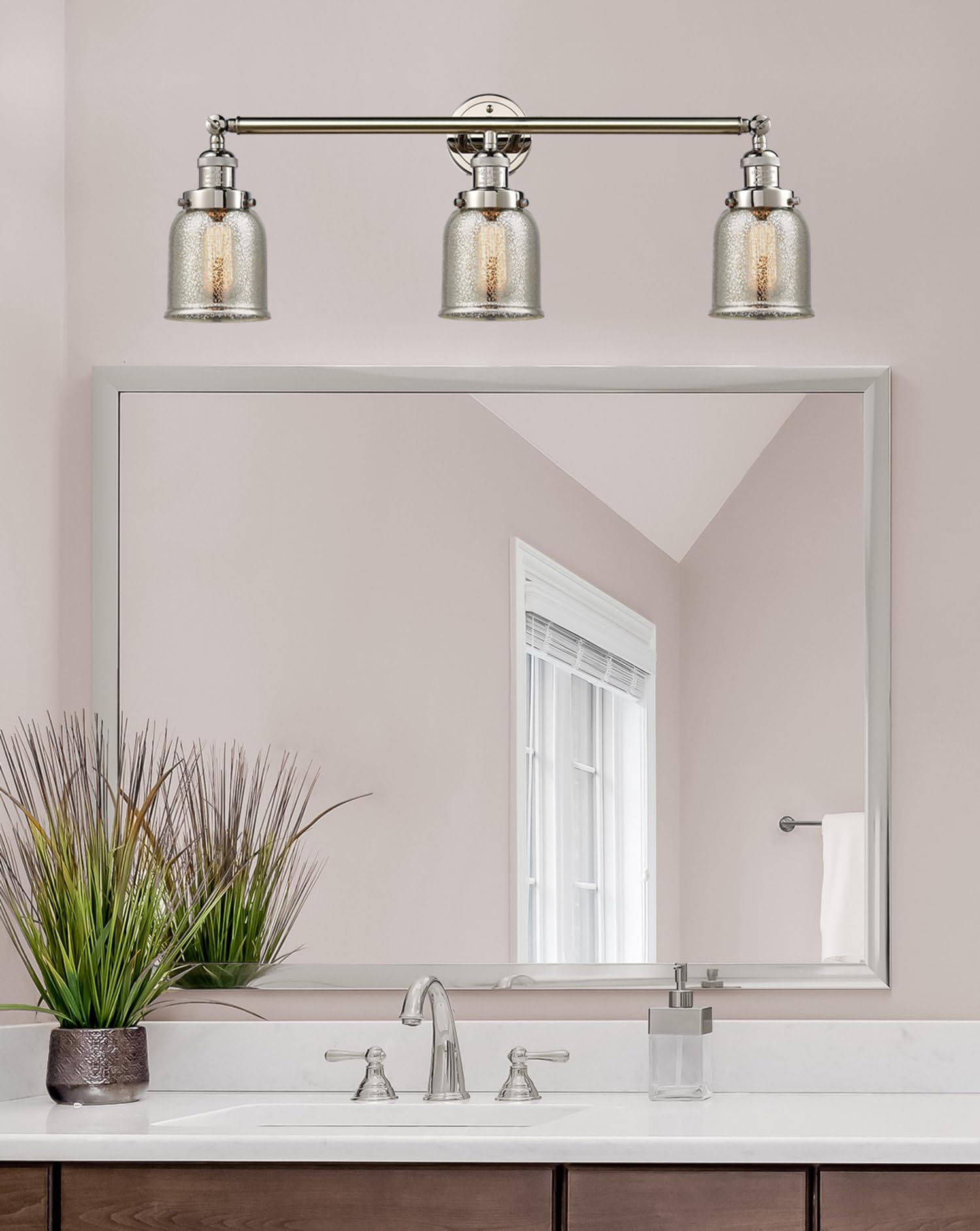 Innovations 205-OB-S-G52 3-Light Adjustable Bathroom Vanity Light Fixture in Oil Rubbed Bronze - Perfect for Modern Bathroom, Powder Room & Spa Decor