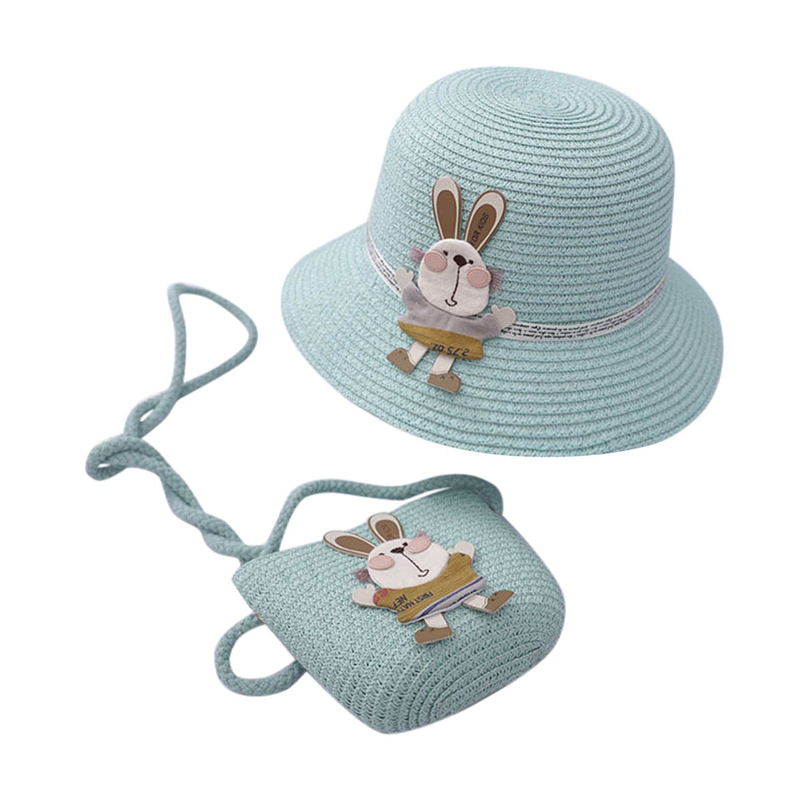 Sun Protection Set for Kids - SPF Sunscreen + Straw Sun Hat for Baby Girls & Boys - UV Shield Beach Hat & Summer Accessories for Toddlers - Perfect for Beach Trips, Pool Days & Outdoor Play