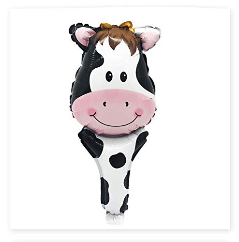 18 Pcs Jungle Safari Animal Balloons - Lion, Monkey, Tiger, Giraffe, Zebra, Cow Balloons for Birthday Party Decorations | Perfect for Kids' Parties, Baby Showers & Themed Events