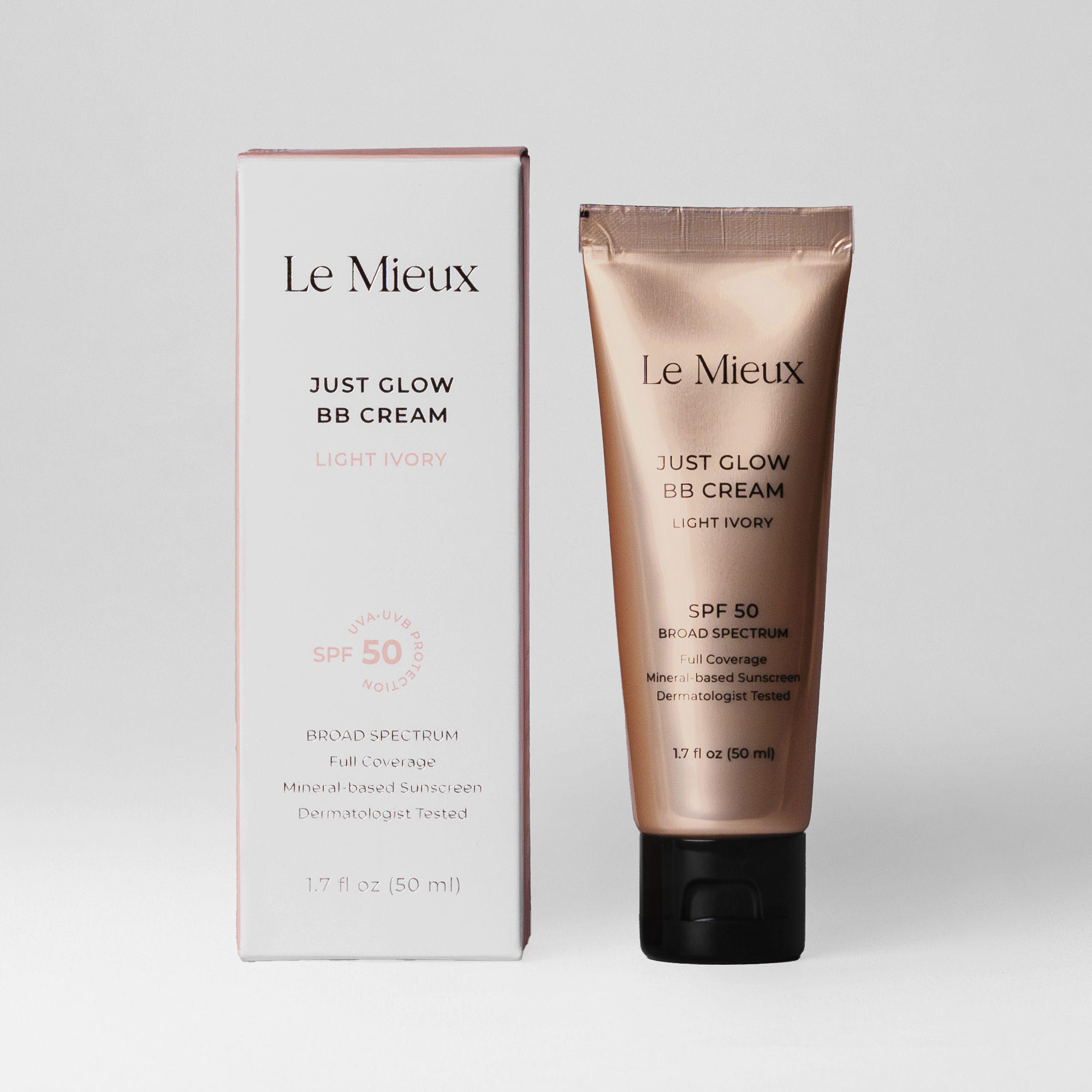 Just Glow BB Cream - Lightweight, Natural Coverage with SPF Protection | Perfect for Daily Wear & Flawless Skin | Ideal for Work, Date Night & Travel