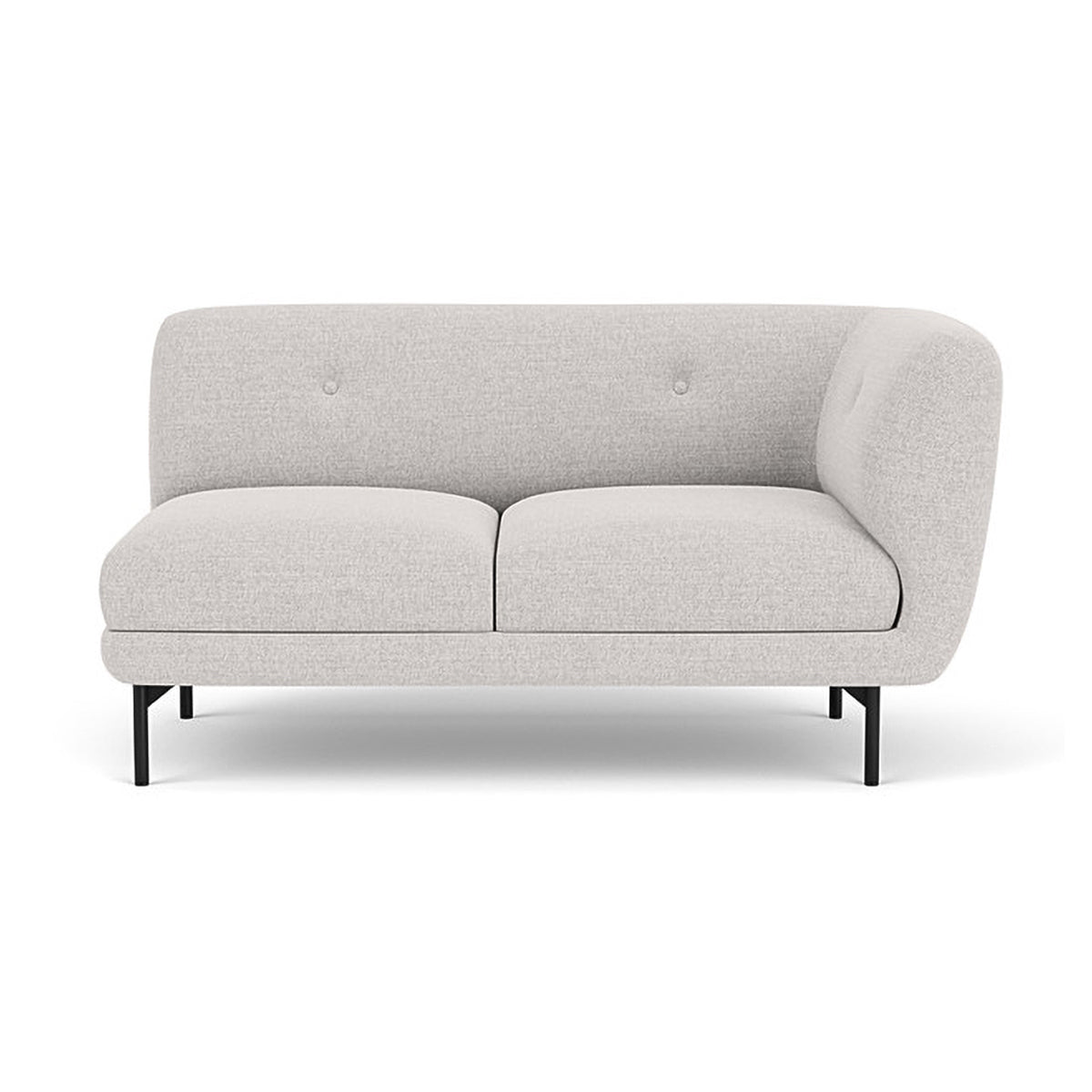 Alfred Fabric Right 2 Seater Modular Sofa - Modern Sectional Couch for Living Room, Lounge & Small Spaces | Comfortable & Stylish Home Furniture