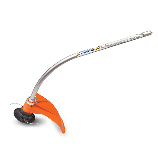 STIHL FSB KM Curved Shaft Trimmer Attachment - Professional Grass & Weed Trimmer for Lawn Care & Landscaping | Perfect for Home Gardens, Yards & Commercial Landscaping