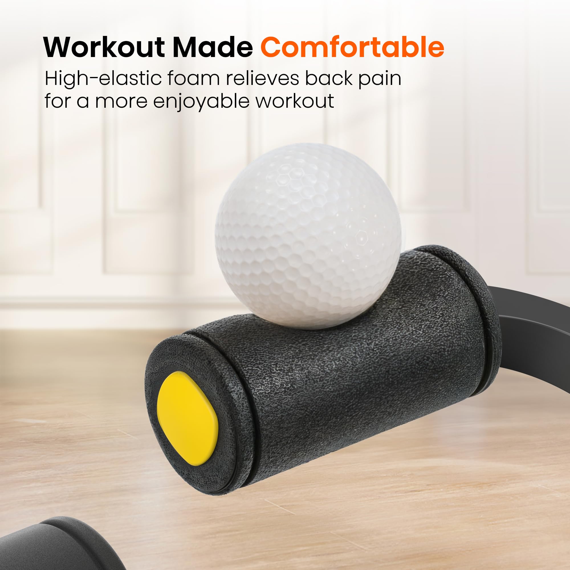 Premium Ab Workout Equipment - Home Ab Trainer Machine with Resistance Bands & 330 LBS Capacity - Perfect for Core Strengthening, Sit Ups & Crunches - Ideal for Home Gym, Fitness Enthusiasts & Weight Loss Training