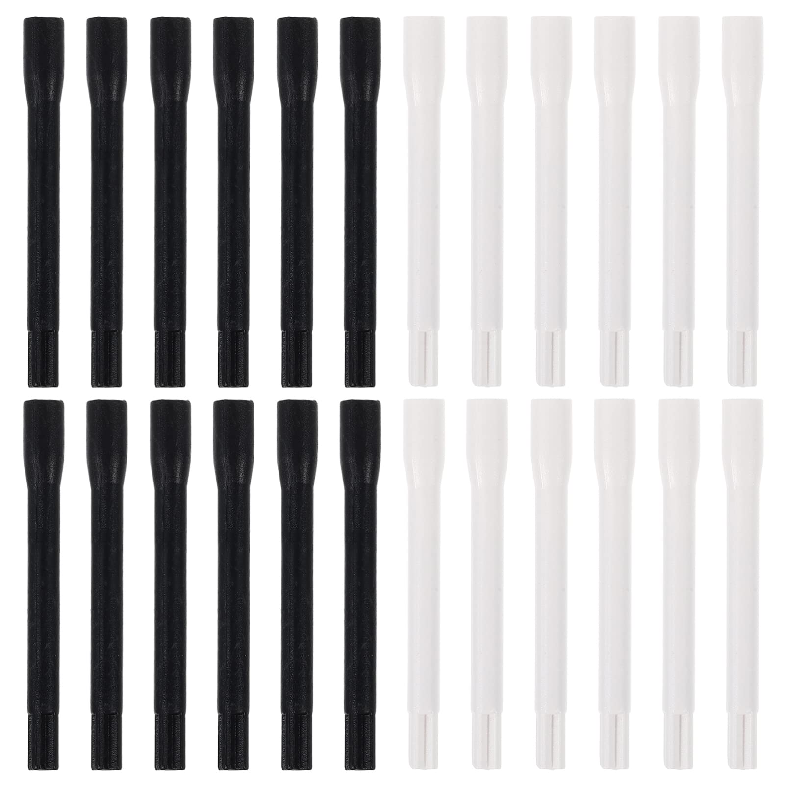 Healifty 60Pcs Disposable Tattoo Ink Mixing Sticks - Black & White Pigment Stirring Rods for Microblading & Permanent Makeup | Professional Cosmetic Blender Tools for Tattoo Artists & Beauty Salons