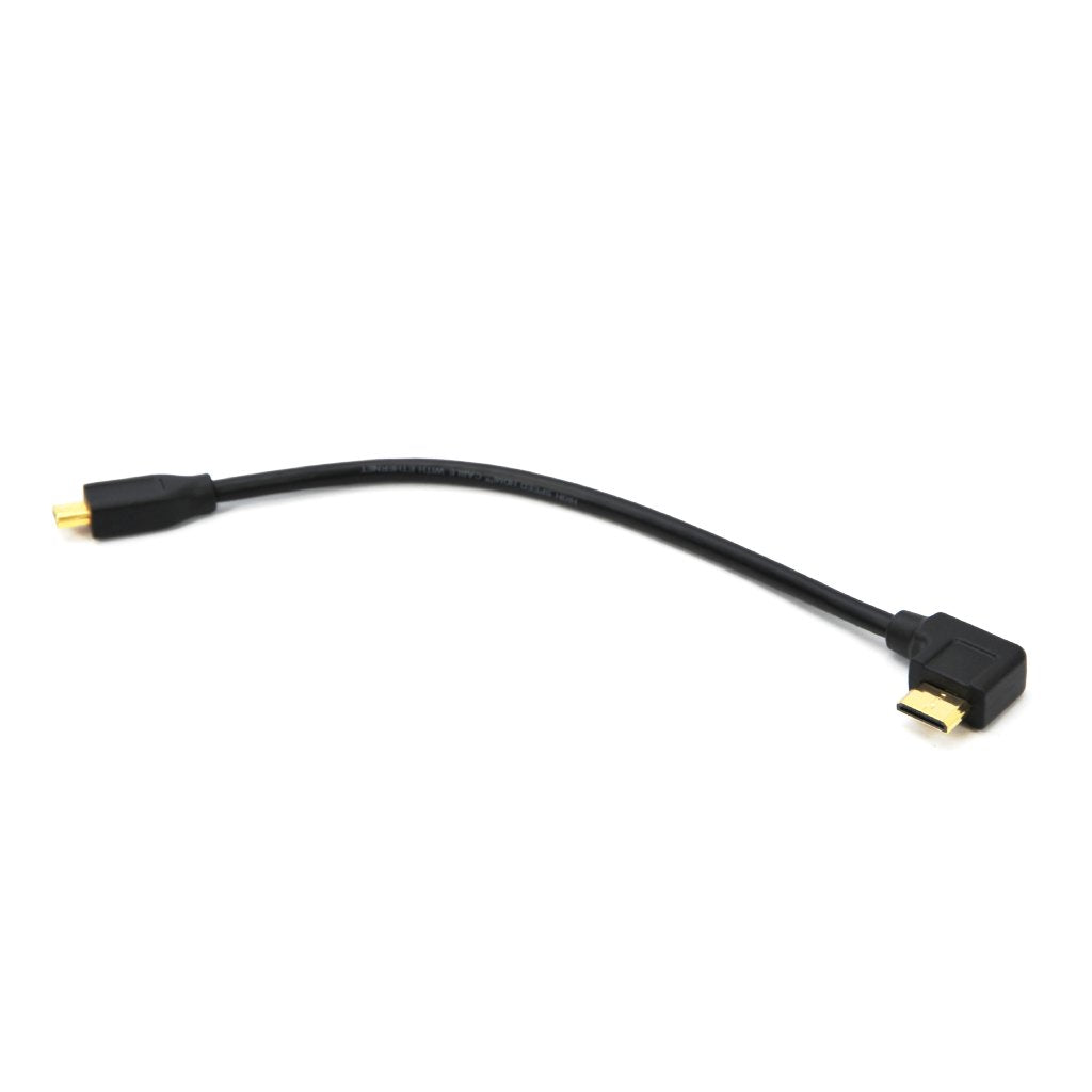 Premium 190mm HDMI to D-Sub Cable - High-Speed Connection for Camera to HDMI Bulkhead | Ideal for Security Systems, CCTV Setup & Professional AV Installations