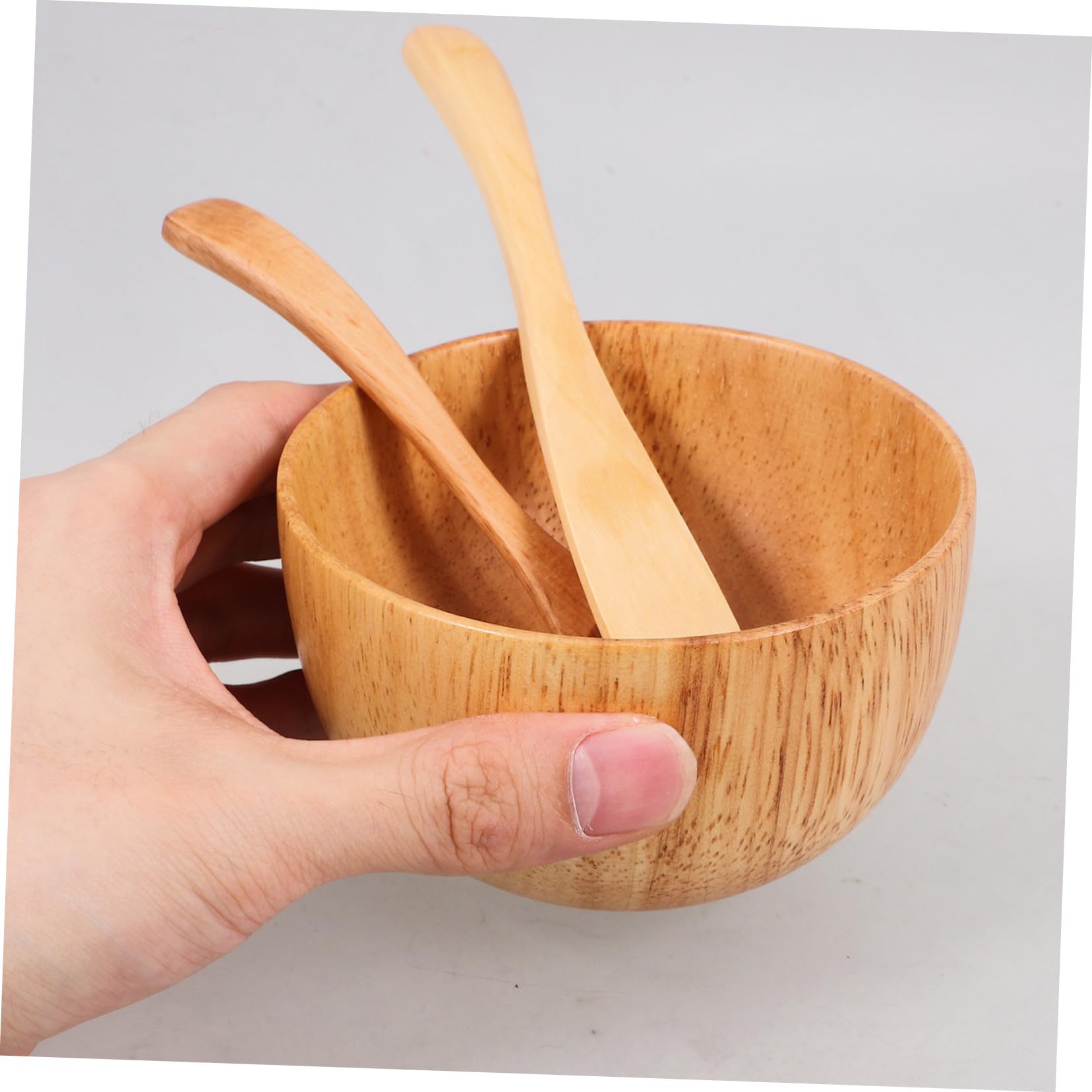 Wooden Mask Mixing Bowl - Professional Beauty Salon Mask Applicator Tool for Facials, DIY Skincare & Home Spa Treatments | Perfect for Estheticians & At-Home Beauty Routines
