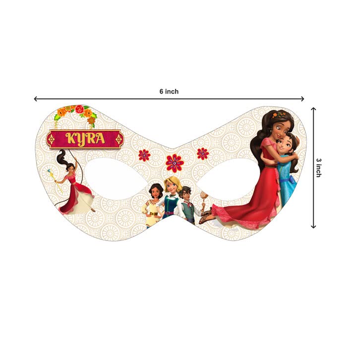 Elena of Avalor Themed Personalized Sleep Mask with Baby Name - Perfect for Birthday Parties, Cosplay & Themed Decorations