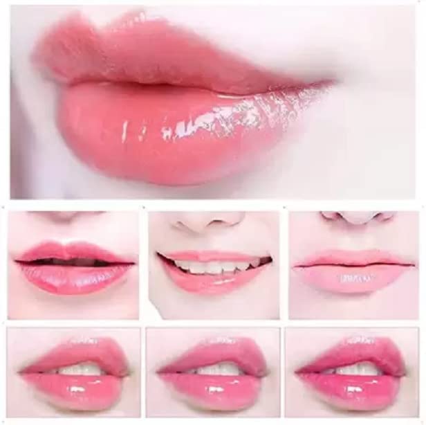 GLAMEZONE Long Lasting Hydrating Lip Oil - 6 Pack (21g Each) | Fruit Flavored Lip Care for Dry & Chapped Lips | Perfect for Daily Moisture & Night Repair