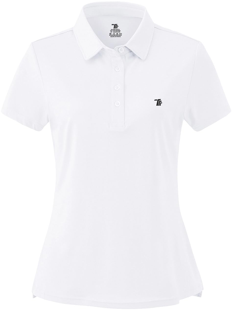 Women's Moisture Wicking Golf Polo Shirts - Breathable Short Sleeve Ladies Golf Tops for Comfort & Performance on the Course | Perfect for Golf Tournaments & Summer Outdoor Sports