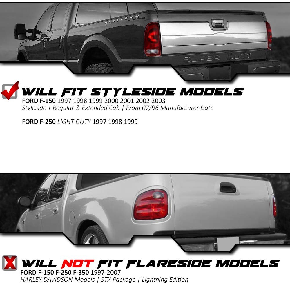 Ford 97-03 F-150 Halogen Headlights & Taillights Combo - 6PC for Night Driving