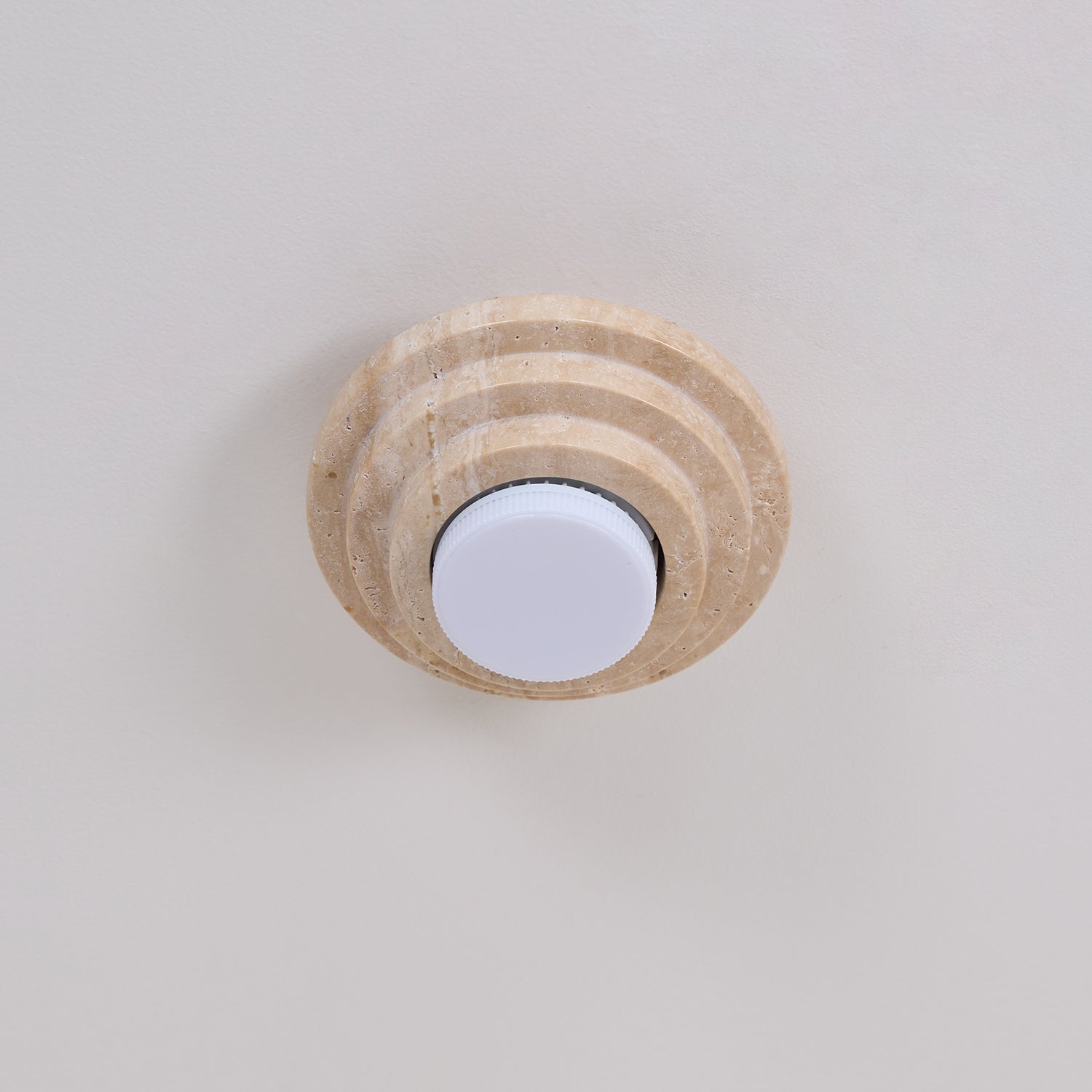Modern Aperture Ceiling Lamp - Energy Efficient LED Flush Mount Light Fixture for Living Room, Bedroom, Kitchen & Office - Dimmable Indoor Lighting with Sleek Design