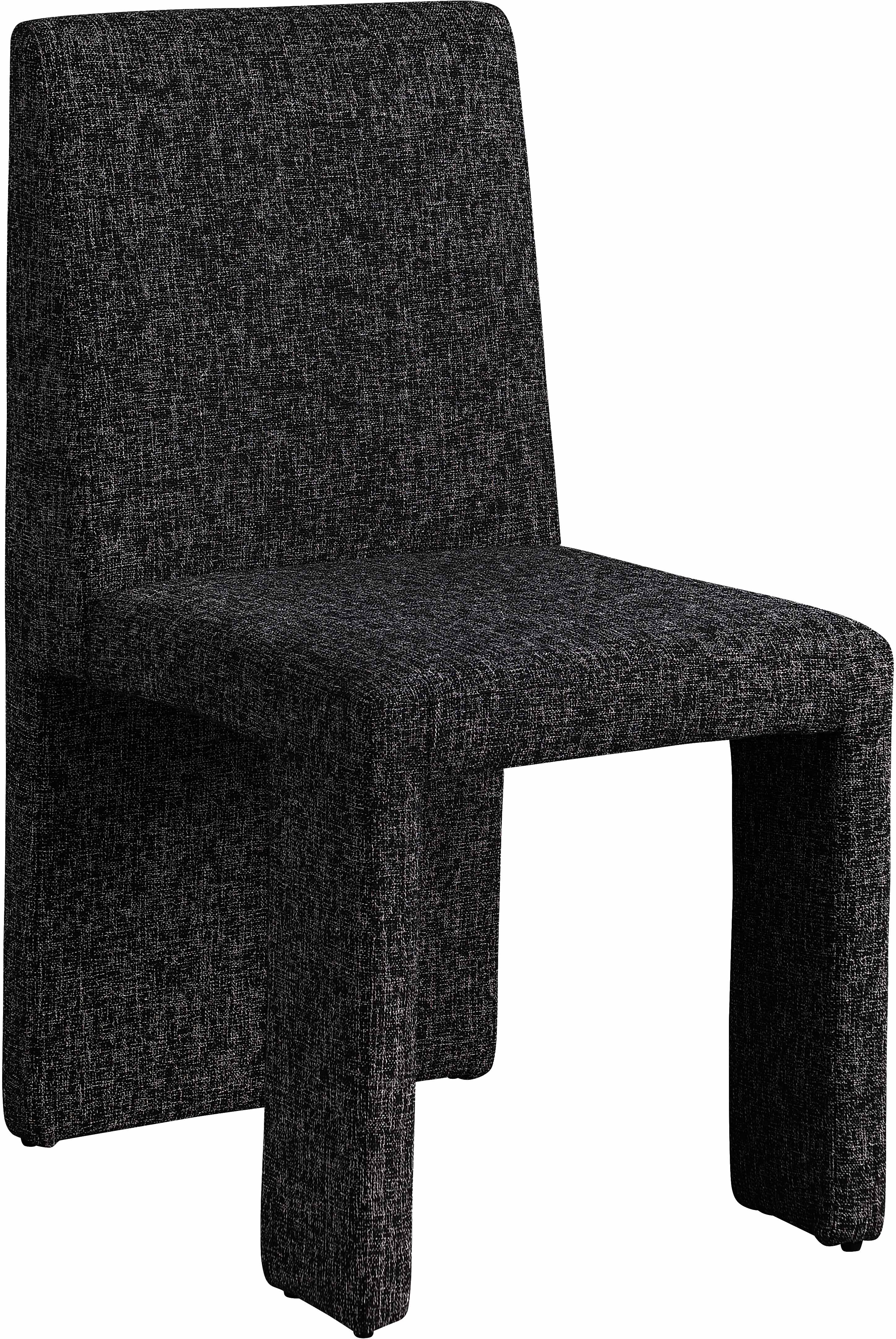 Benson Linen Textured Fabric Dining Chair - Modern Farmhouse Style Upholstered Seat for Kitchen, Dining Room & Home Decor | Comfortable & Durable