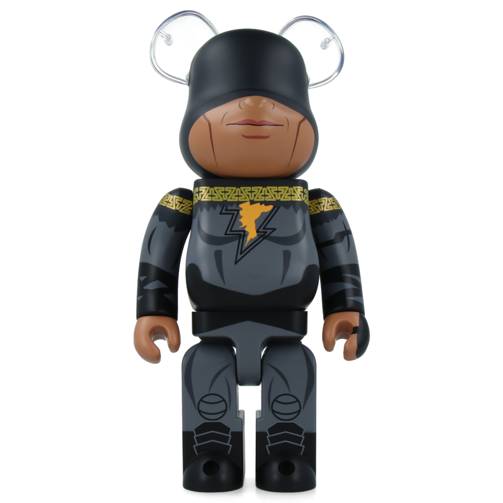 400% Bearbrick Black Adam Collectible Figure - Limited Edition Vinyl Art Toy for Display & Collection - Perfect for Home Decor, Office Display, and Pop Culture Enthusiasts