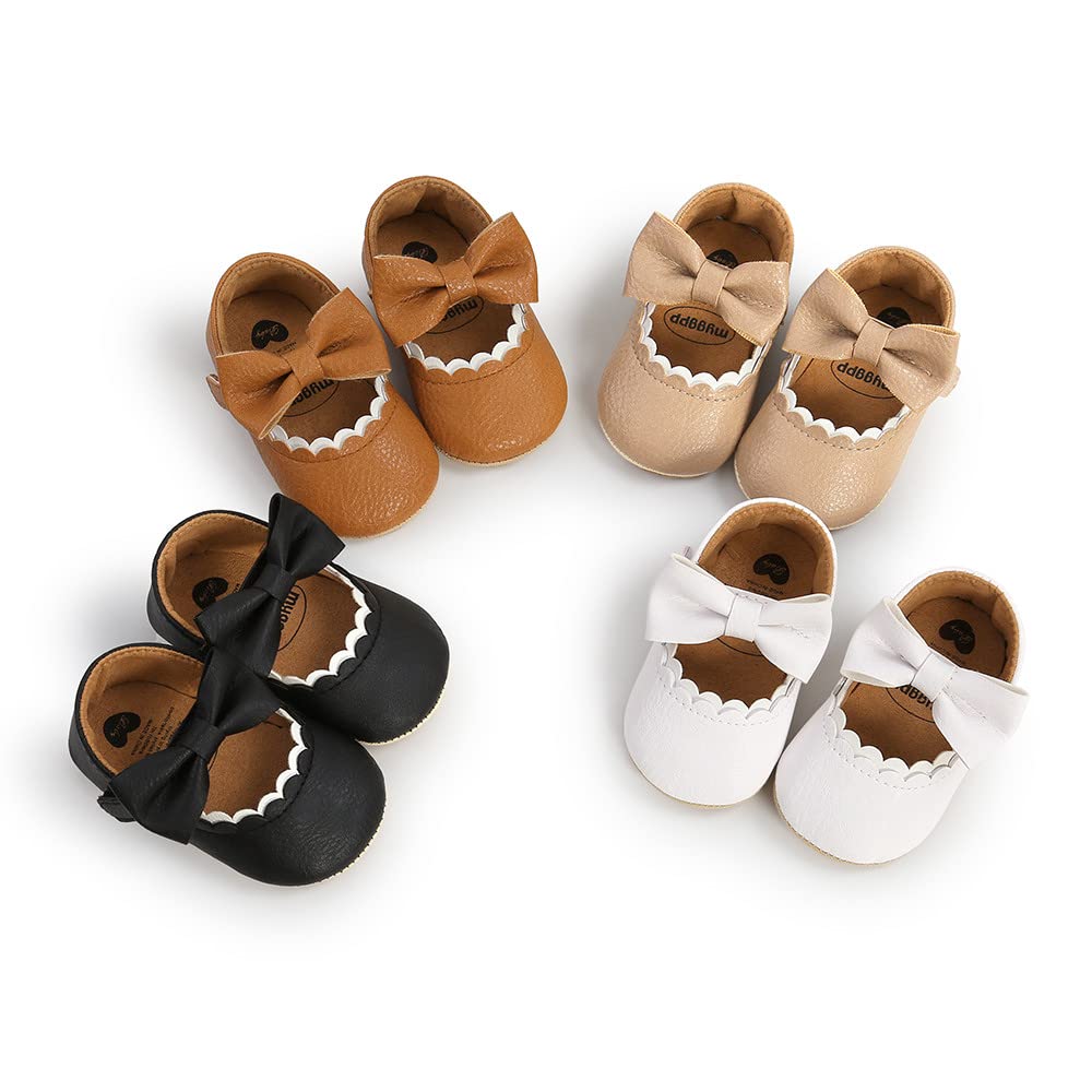 Baby Girl Shoes Soft Sole Mary Jane Flat Shoes for Infant Toddler - First Walkers, Prewalkers, Crib Shoes for Wedding Dress & Special Occasions - Perfect for Parties, Photos & Everyday Playtime