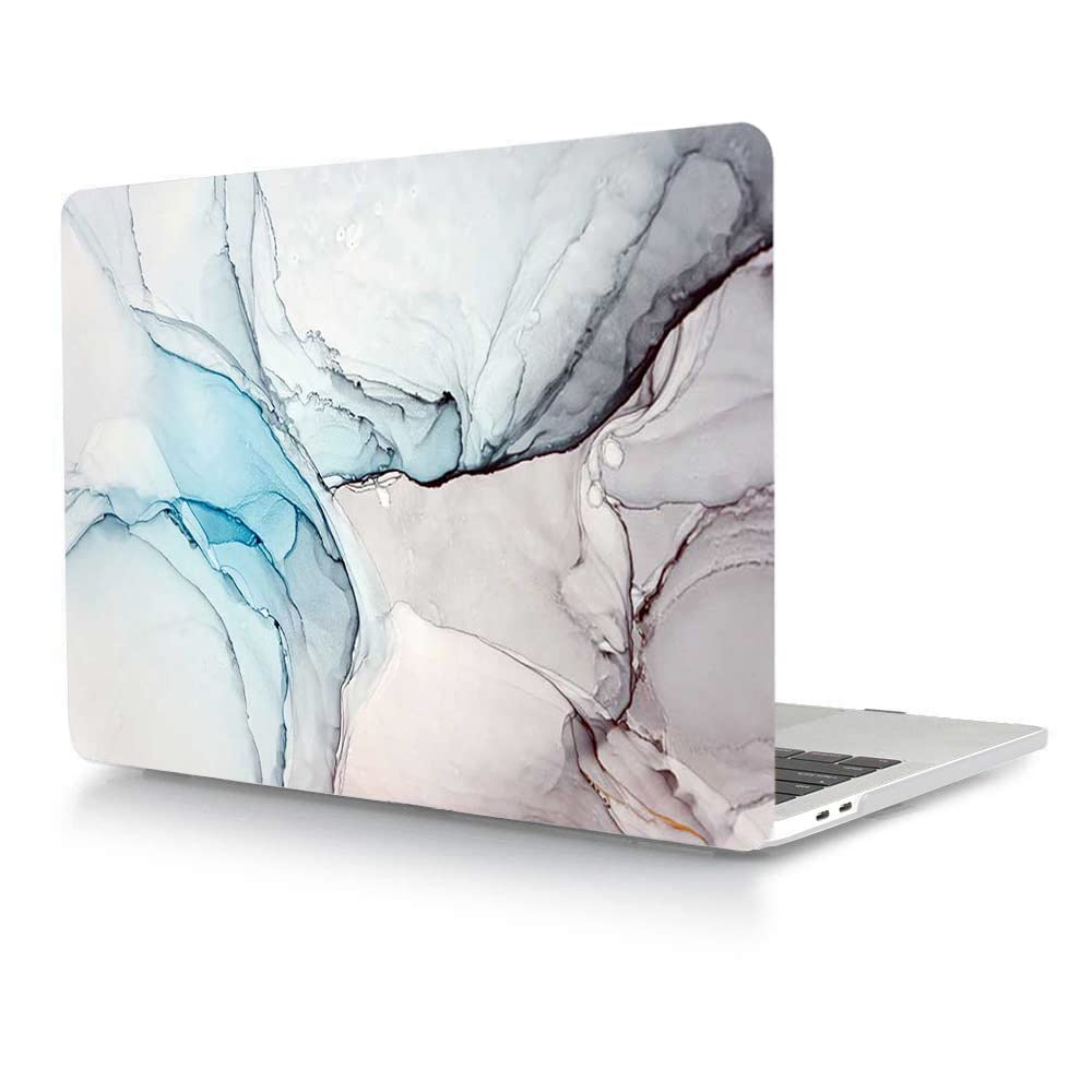 Durable Hard Shell Case for MacBook Pro 14 Inch 2021 (Model A2442 M1 Pro/Max) - Marble Design Protective Cover with Touch ID Access | Perfect for Work, Travel & School Use