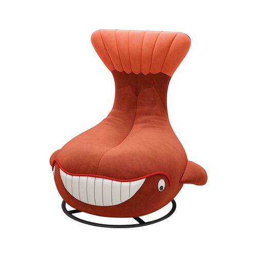 Whale Shaped Kids Sofa - Soft & Playful Children's Furniture for Playroom, Nursery or Bedroom | Cozy Seating for Reading Nook, Playtime & Relaxation