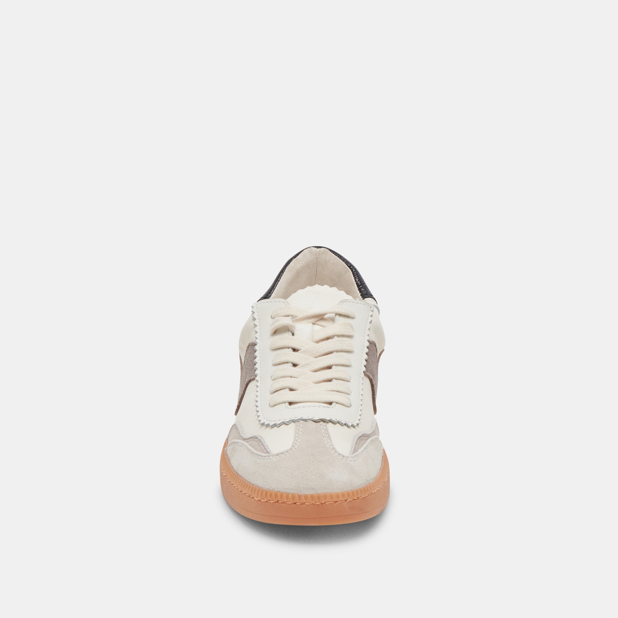 NOTICE Sneakers for Men & Women - White & Grey Leather Casual Shoes for Walking, Running & Everyday Wear