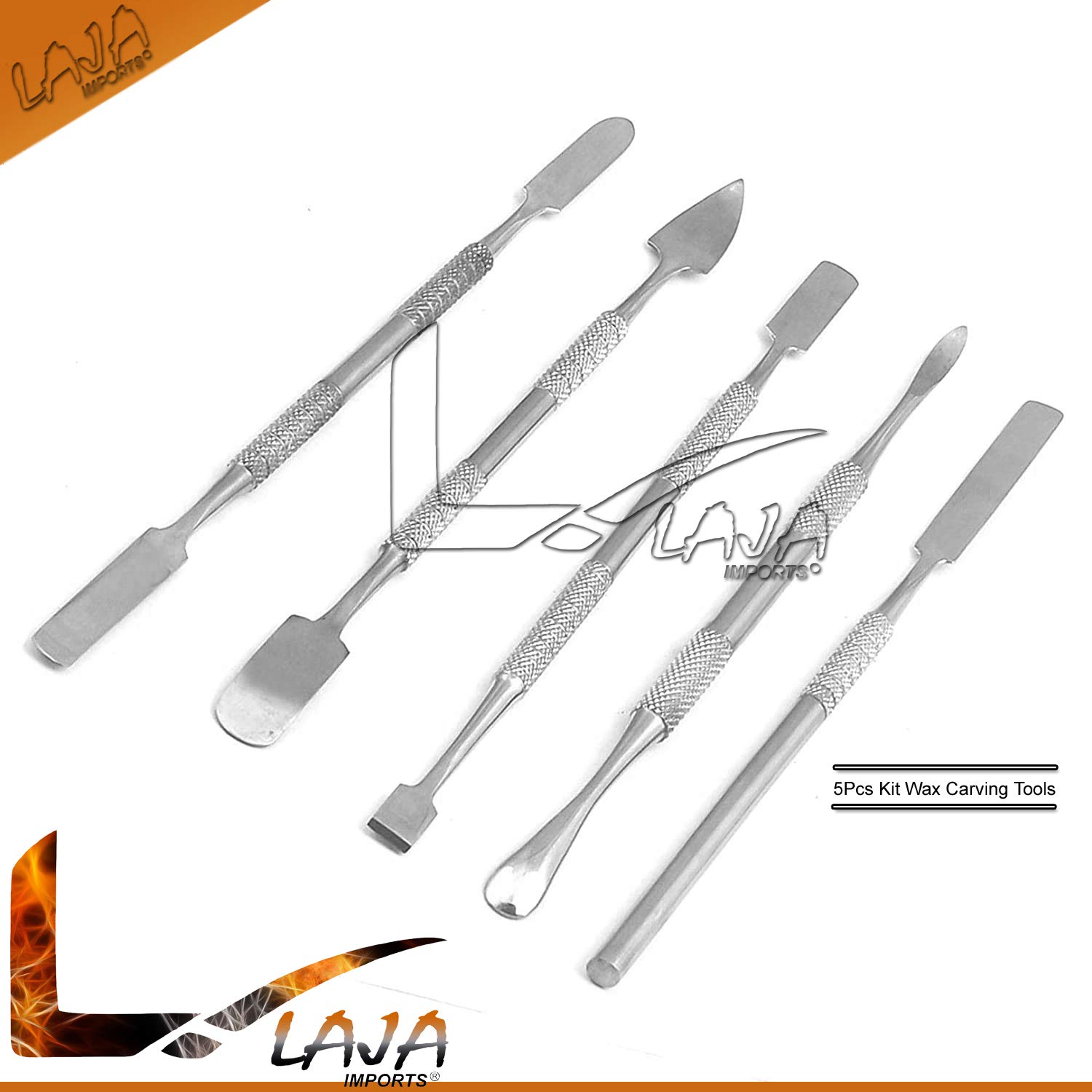 5Pcs Stainless Steel Wax Clay Sculpting Tools Kit - Carver, Spatula & Chisel Set for Halloween Models, DIY Crafts, Home Decor & Educational Projects - Perfect for Art Classes, Pumpkin Carving & Creative Sculpting