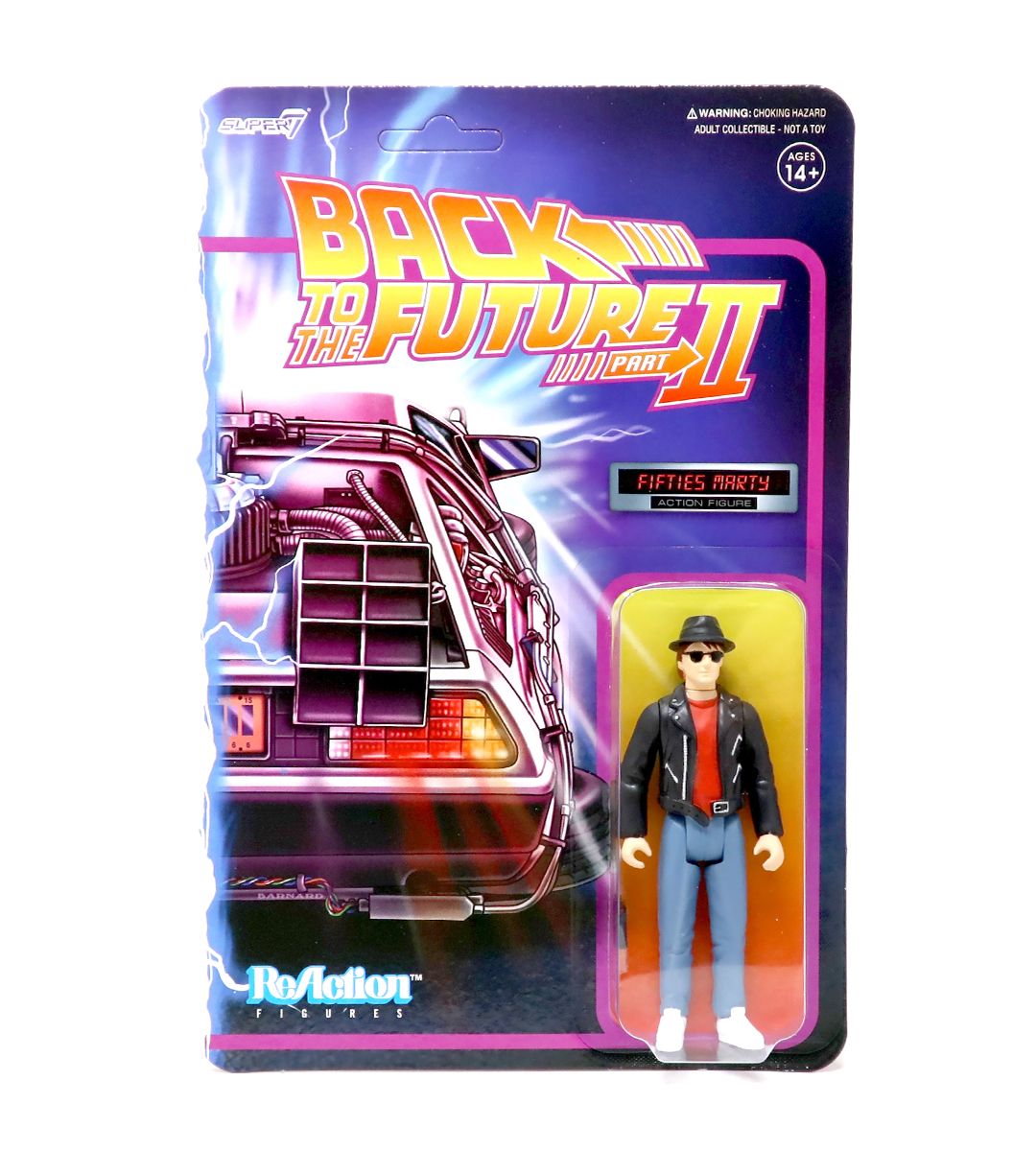 Fifties Marty BTTF2 ReAction Figure - Back to the Future Part II Collectible Toy for Fans & Movie Enthusiasts | Perfect for Display, Gifts, and Nostalgic Fun