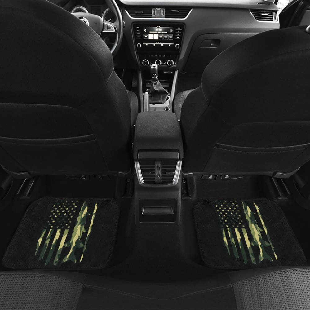 Premium Eco-Friendly American Flag Car Floor Mats - All-Weather Protection for Trucks, SUVs & Sedans - Perfect for Patriotic Decor & Road Trips