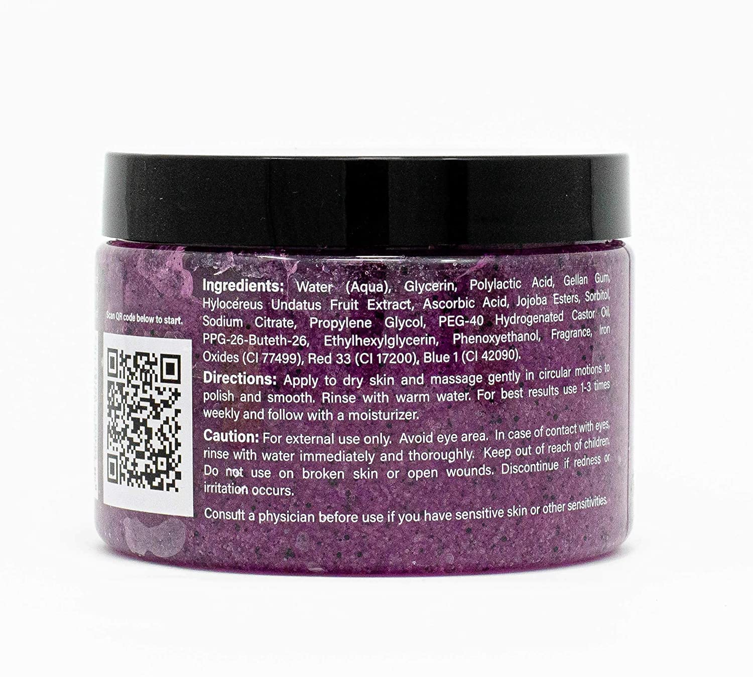 Amire Dragon Fruit Jelly Exfoliating Body Scrub - 3 Pack for Dry & Dehydrated Skin | Dead Skin Remover | Brightening Body Polish with Pitaya Extract | Perfect for Spa Day & At-Home Skincare Routine