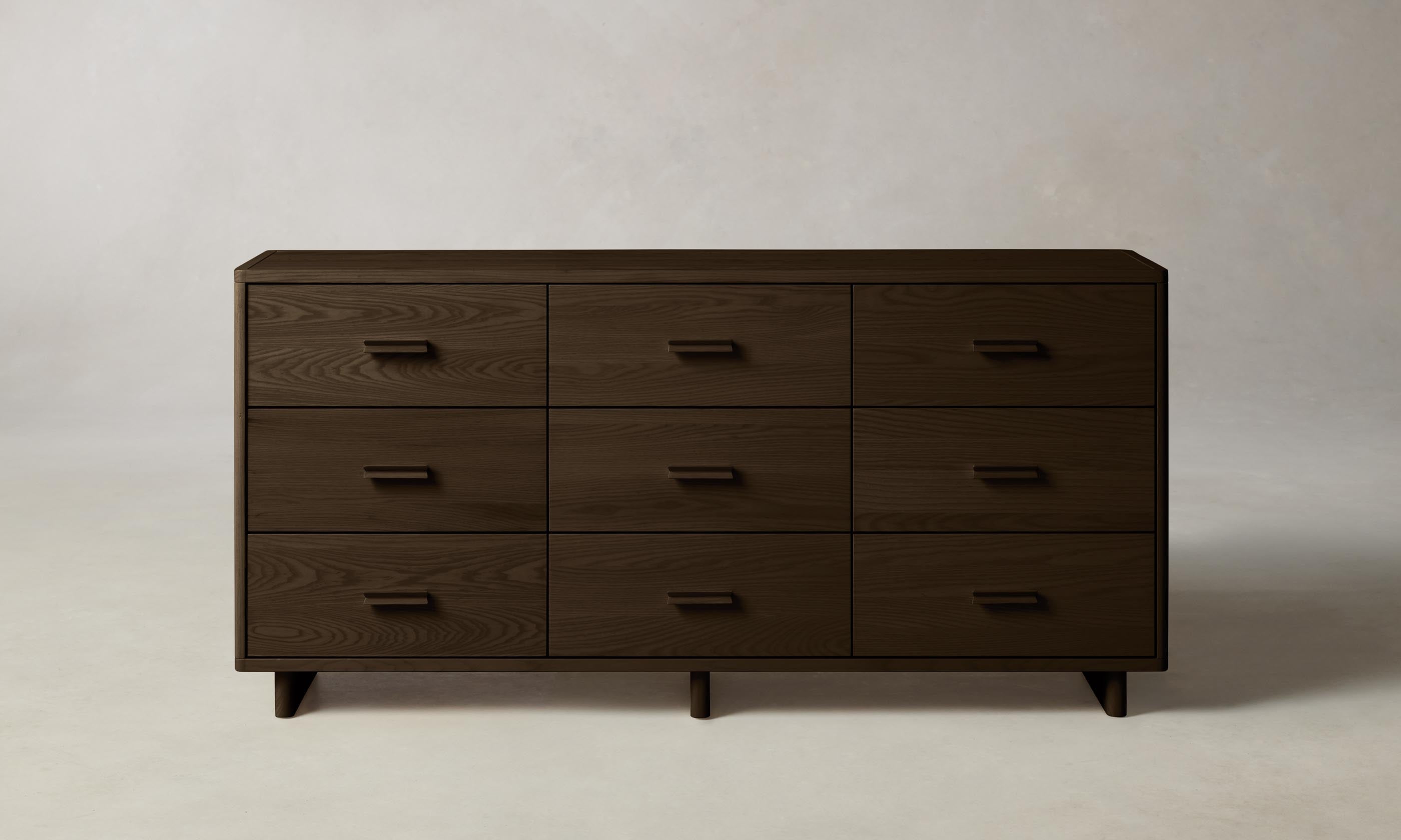 Clinton 9-Drawer Dresser - Solid Wood Bedroom Chest with Smooth Gliding Drawers | Perfect for Bedroom Storage, Guest Room Organization & Nursery Furniture