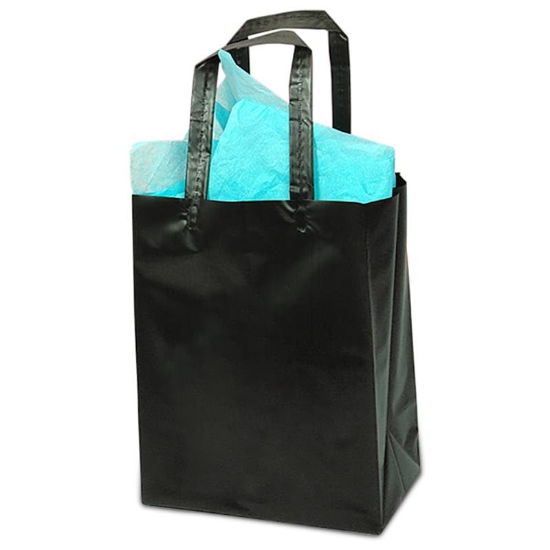 Premium Black Frost Handle Gift Bags - 250 Pack | 5