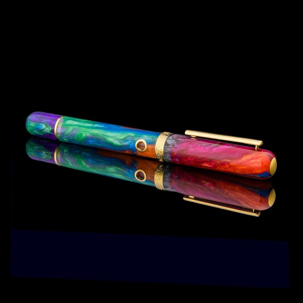 Nahvalur (Narwhal) Macaw Fountain Pen - Limited Edition 2023 - Premium Writing Instrument for Calligraphy, Journaling & Gift Giving