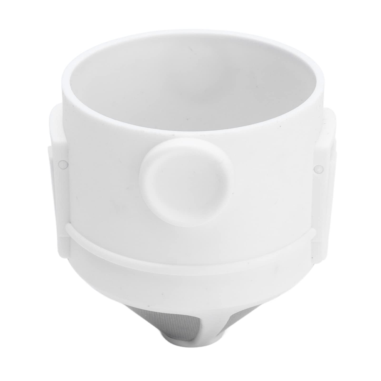 Foldable Portable White Coffee Drip Filter Holder for Ground Coffee Powder - Perfect for Camping, Travel, and Home Brewing