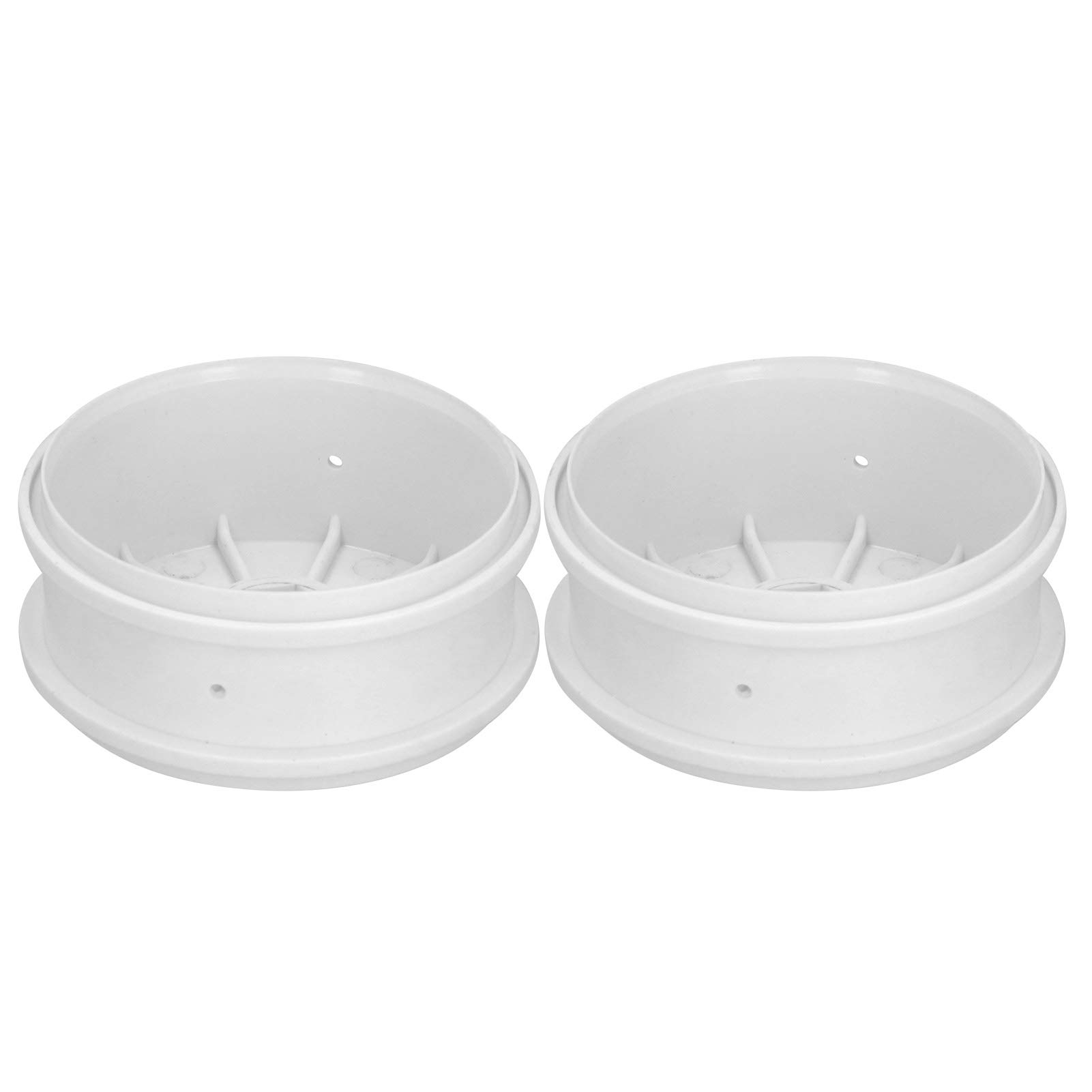 1/8 Scale RC Car Wheel Hub - Durable & High-Performance White Replacement Wheel Hub for RC Models - Perfect for Off-Road Racing, Drifting, and Custom RC Builds