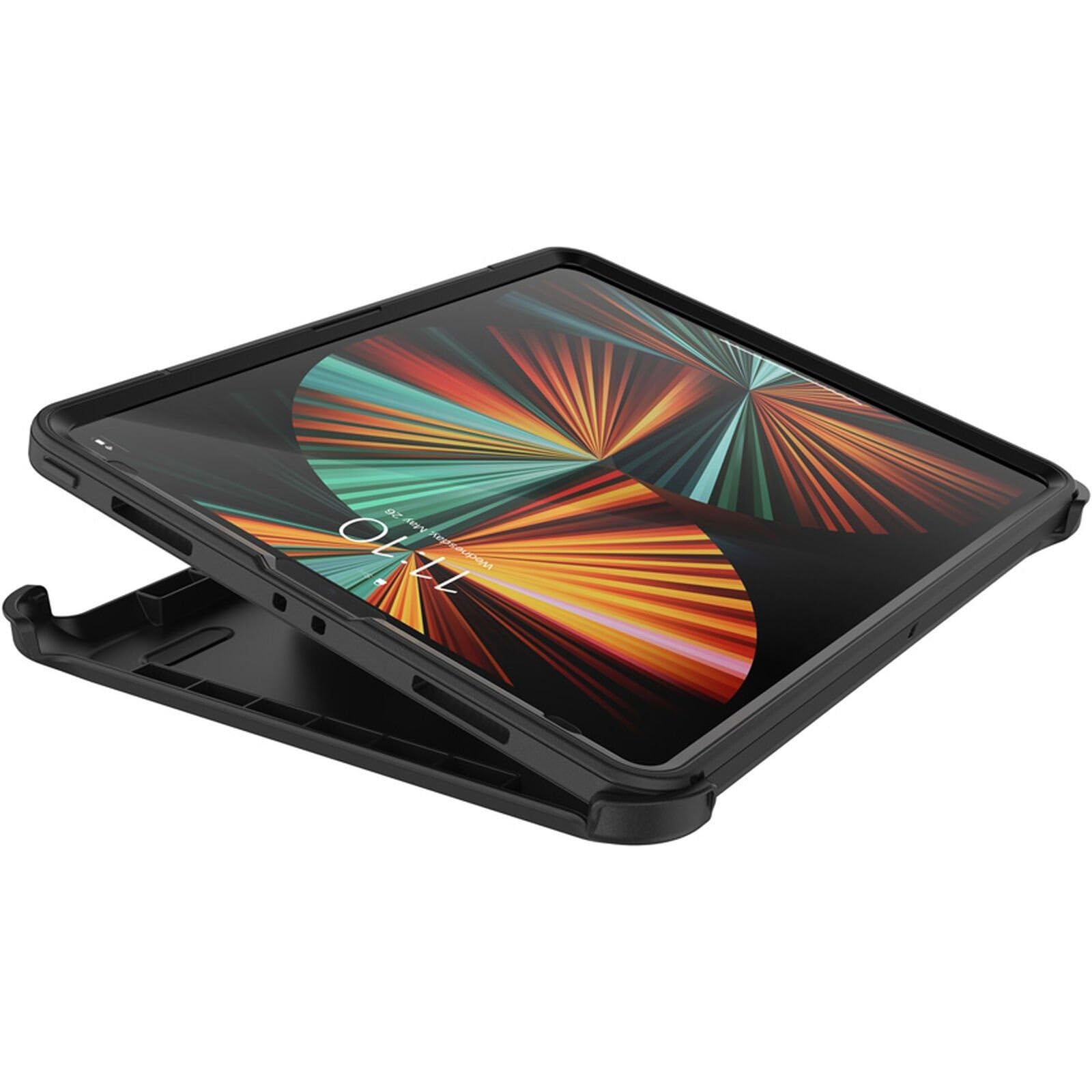 OtterBox Defender Series Rugged Case for iPad Pro 12.9-inch (6th/5th/4th/3rd Gen) - Shockproof Multi-Layer Protection, Black | Perfect for Construction Sites, Outdoor Adventures & Business Travel