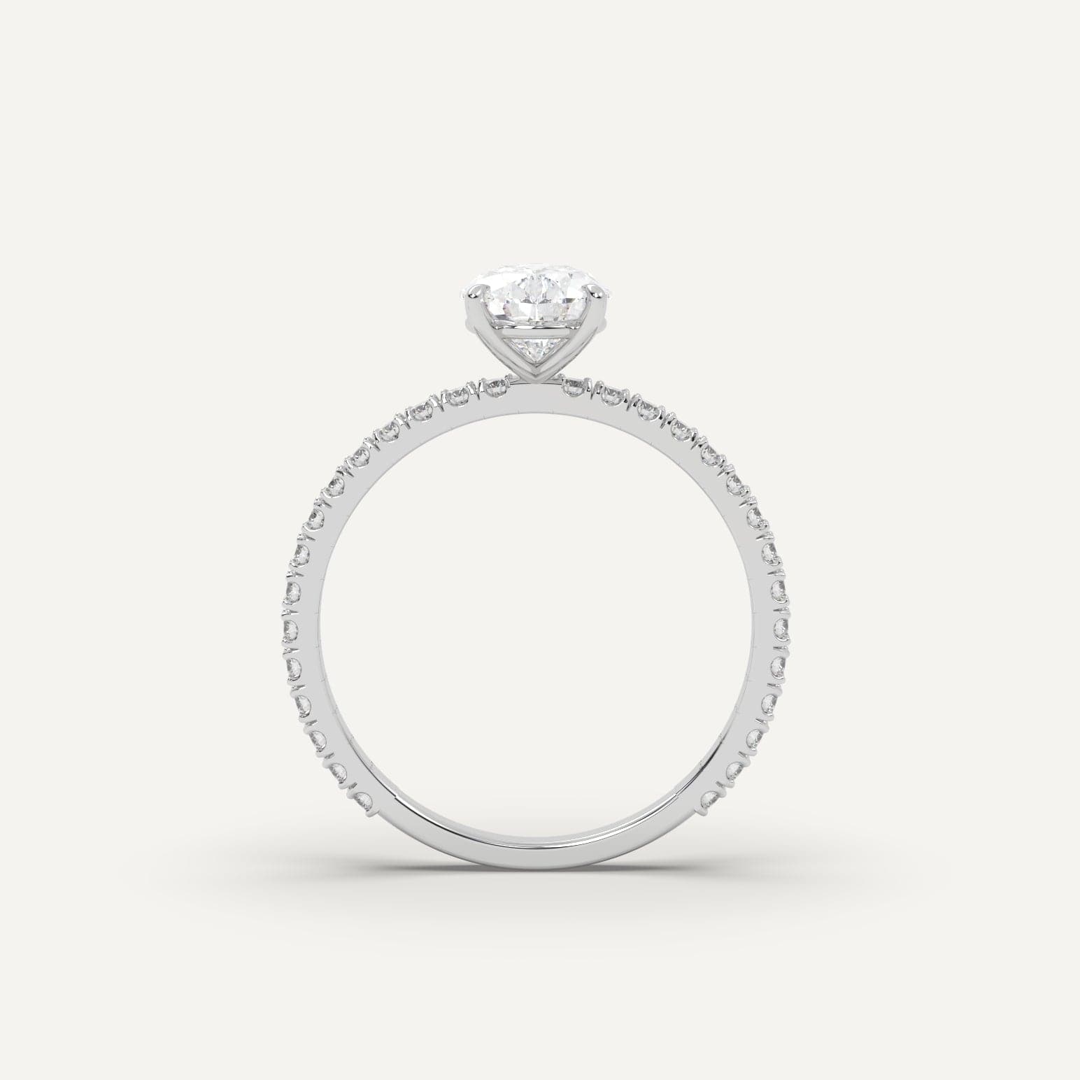 2 Carat Pear Cut Diamond Ring - Elegant Solitaire Engagement Ring for Women | Perfect for Proposals, Weddings & Anniversaries