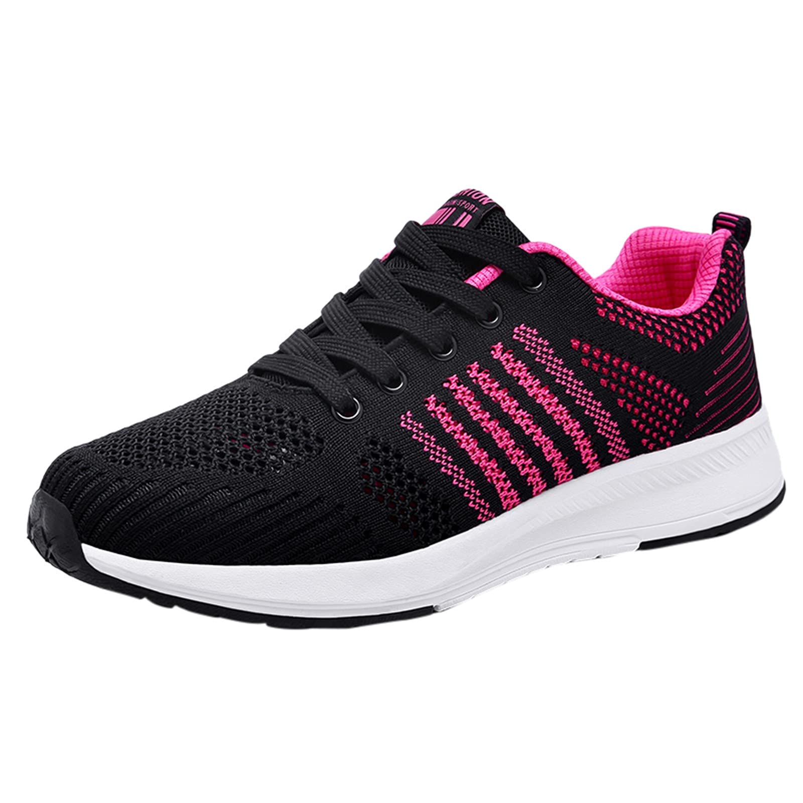 **GWTAECH Women's Running Shoes - Breathable Mesh Sneakers for Outdoor Sports, Fashion Lace-Up Slip-On Walking Shoes | Perfect for Jogging, Gym Workouts & Casual Wear**