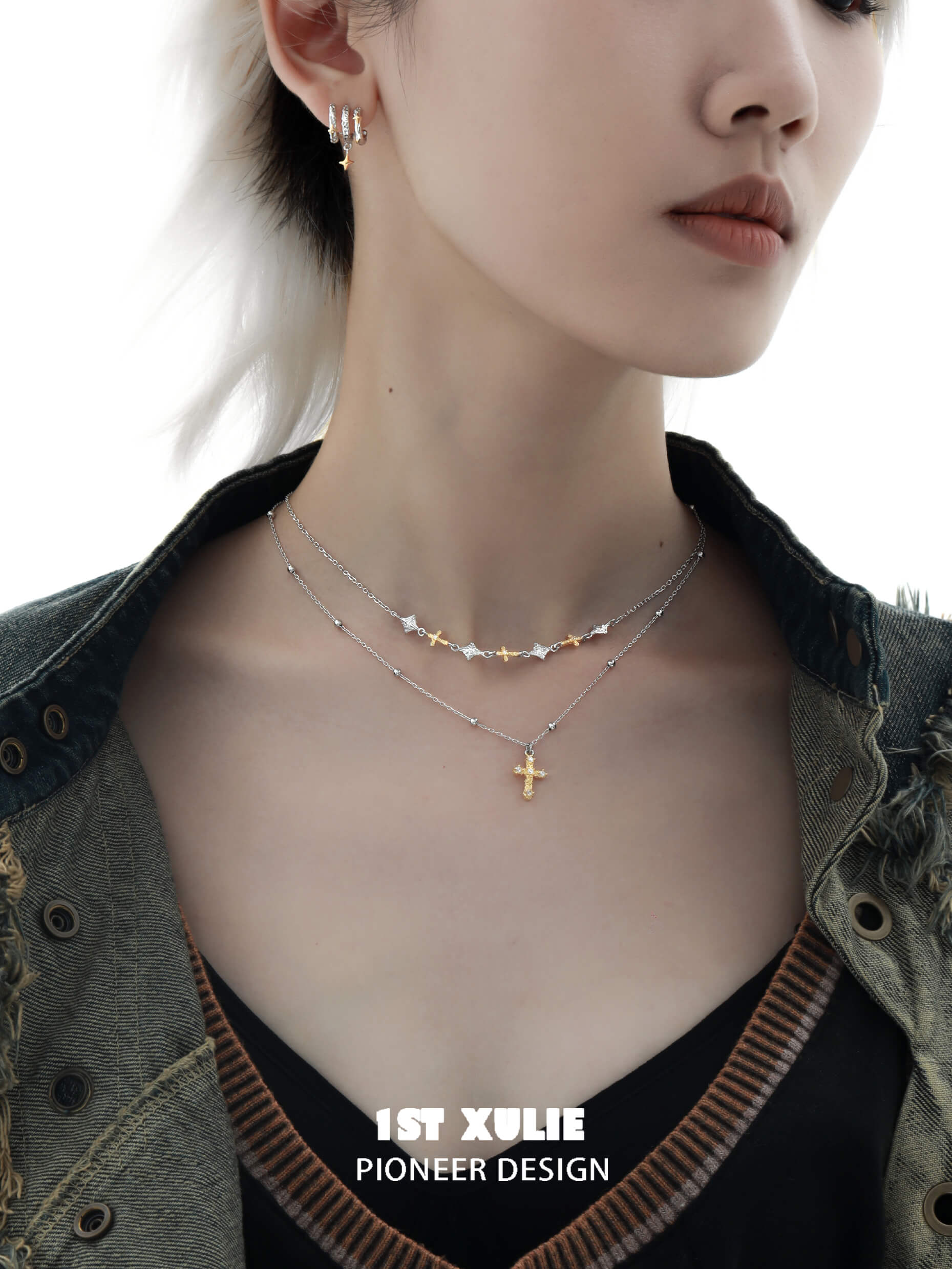 18K Gold Plated & 925 Sterling Silver Necklace for Women | Elegant Layering Pendant Jewelry for Everyday Wear & Special Occasions