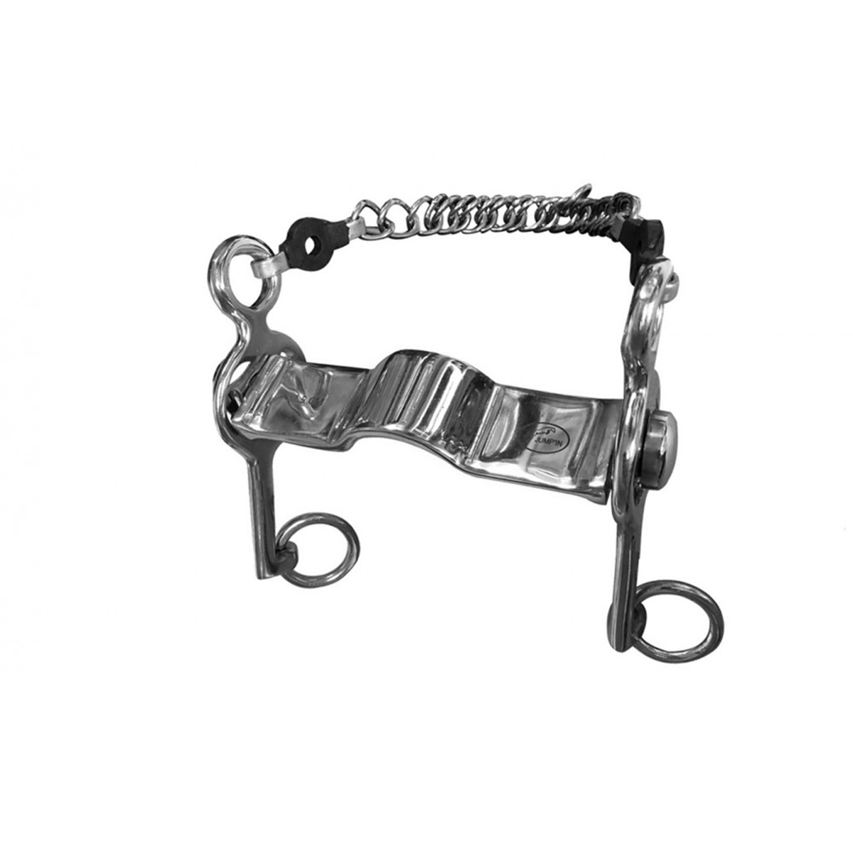 Jump'in Flat Short Shank Pelham Bit for Horses - English Riding, Dressage & Show Jumping - Comfortable Control for Training & Competition