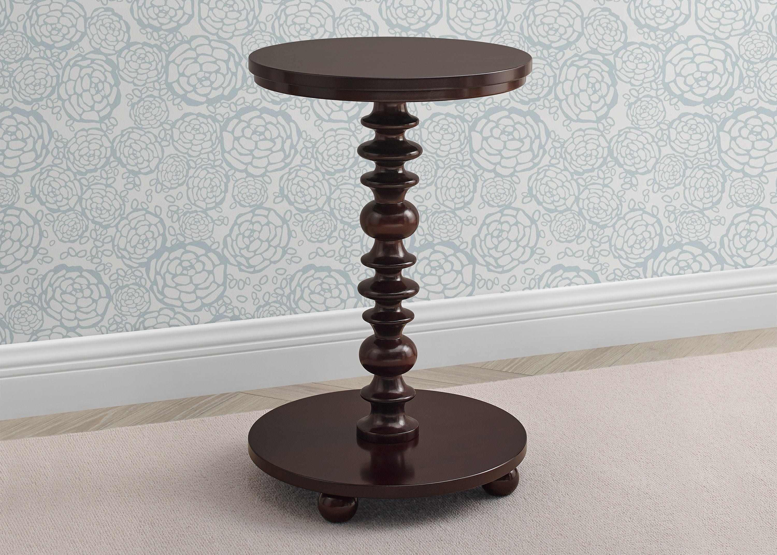 Palmer End Table or Side Table - Modern Nightstand for Bedroom, Living Room & Office - Stylish Accent Table with Sturdy Metal Frame & Wooden Top
