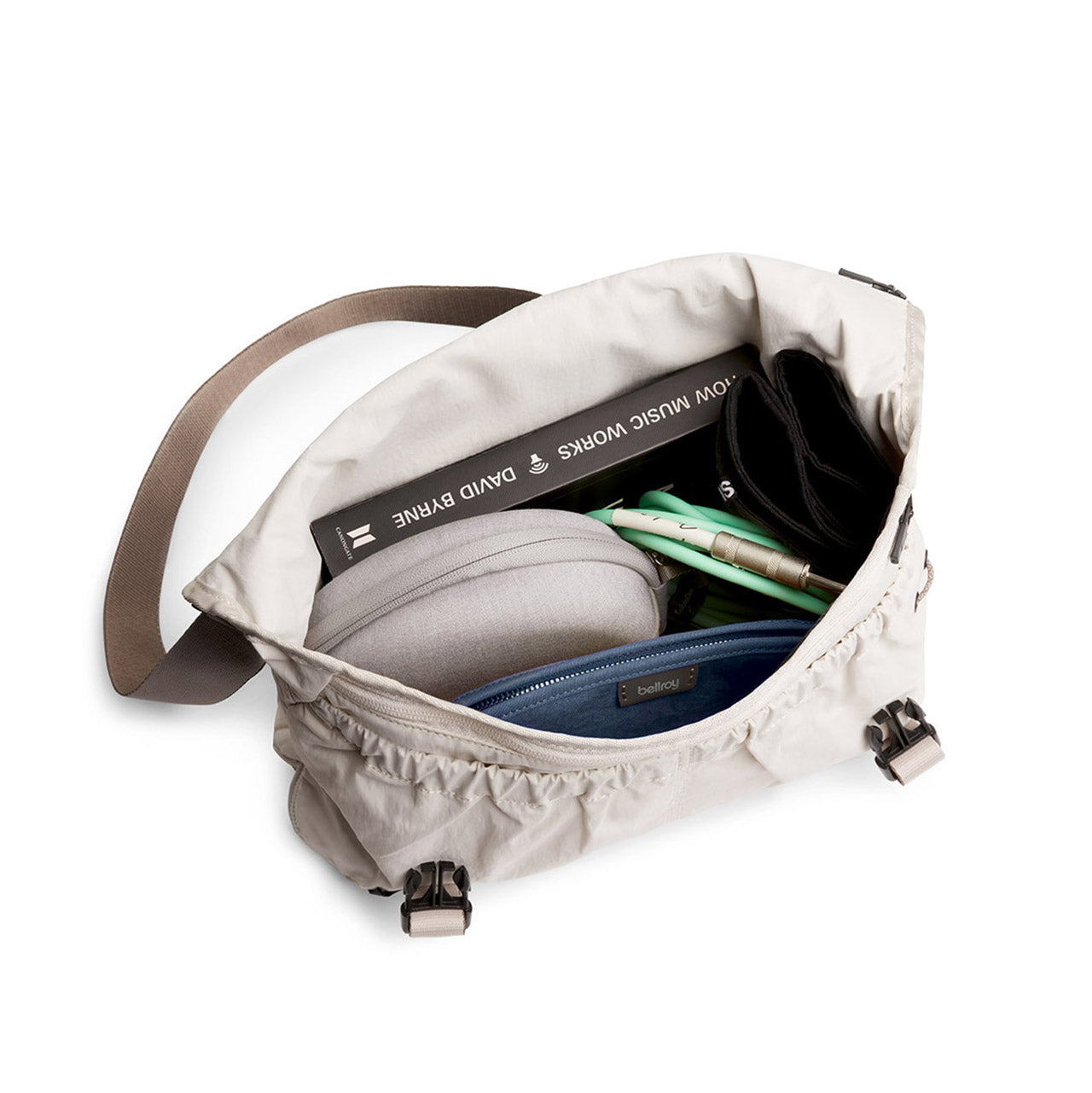 Cinch Messenger Bag 12L - Durable Crossbody Shoulder Bag for Men & Women - Perfect for Work, Travel & Everyday Use