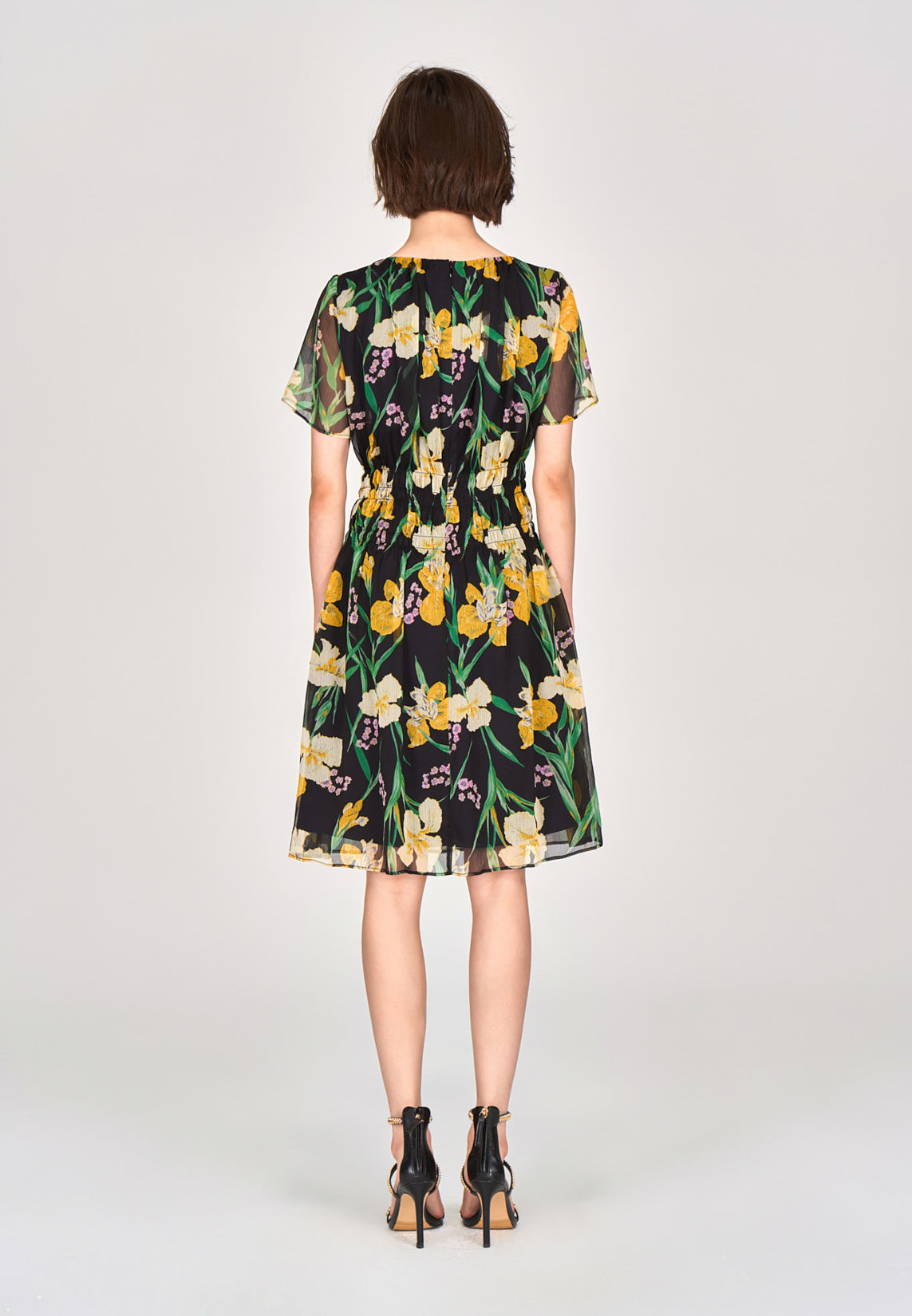Elegant Summer Floral Chiffon Dress for Women - Lightweight & Breathable - Perfect for Beach Vacations, Garden Parties & Date Nights