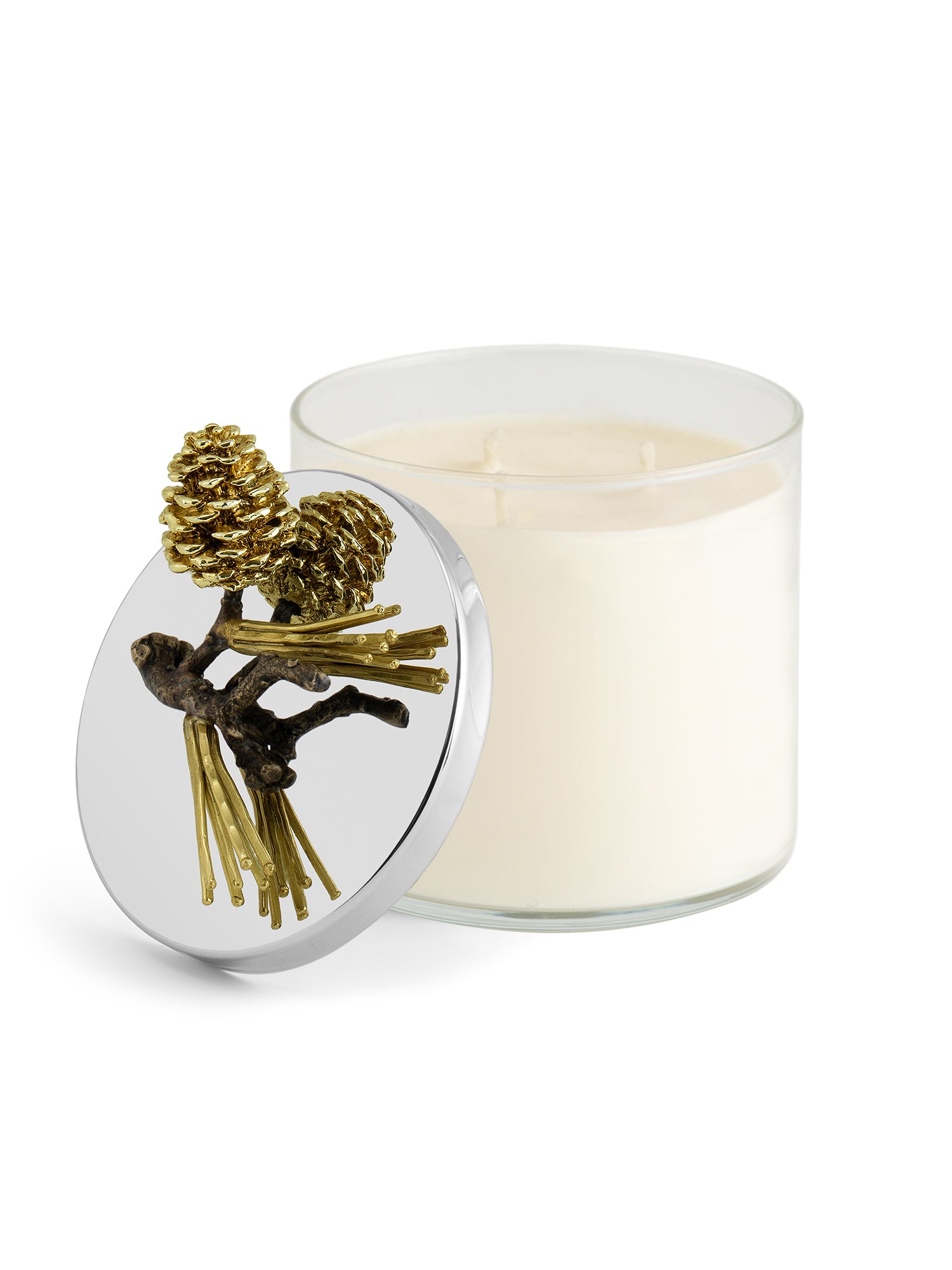 Natural Pine Cone Scented Candles - Handmade Eco-Friendly Soy Wax Candles for Home, Relaxation & Holiday Decor - Perfect for Christmas, Fall & Winter Ambiance