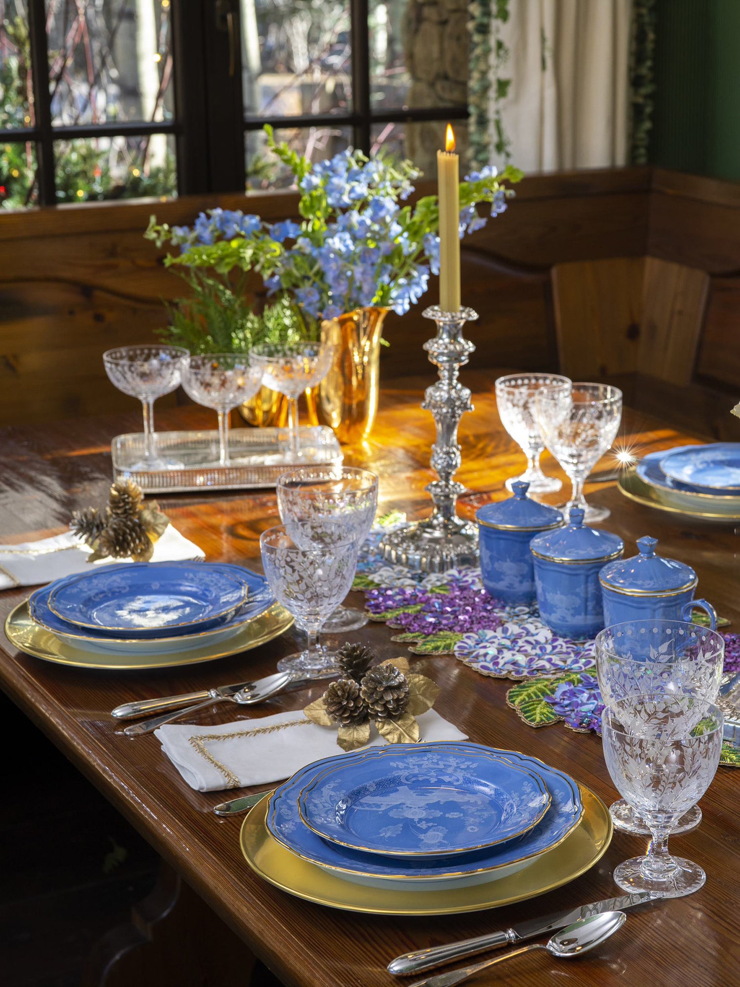 Oriente Italiano Salad and Dessert Plate Set - Elegant Italian Style Ceramic Appetizer Plates for Dining, Entertaining & Party Serving - Perfect for Salads, Desserts, Snacks & Charcuterie Boards