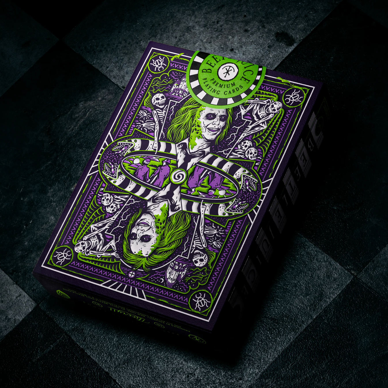Beetlejuice Themed Playing Cards - Premium Quality Deck for Card Games, Magic Tricks & Collectors - Perfect for Halloween Parties, Movie Nights & Gifts