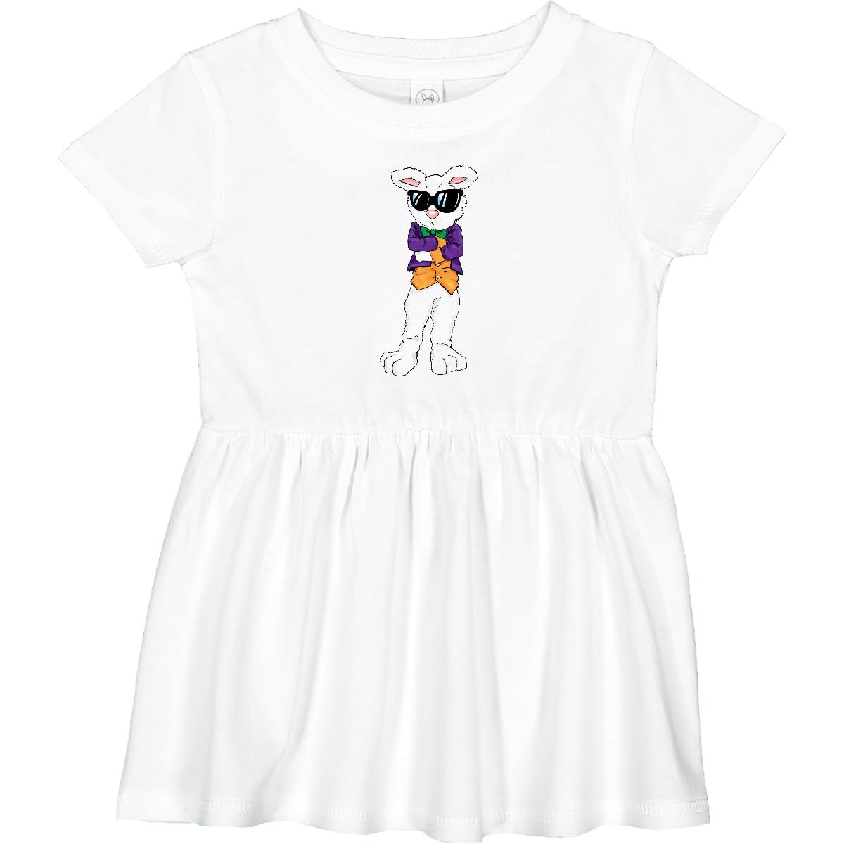 Inktastic Easter Bunny Boss with Sunglasses and Jacket - Cute Infant Dress for Baby Girls & Boys - Perfect for Easter Outfits, Holiday Photos & Spring Celebrations